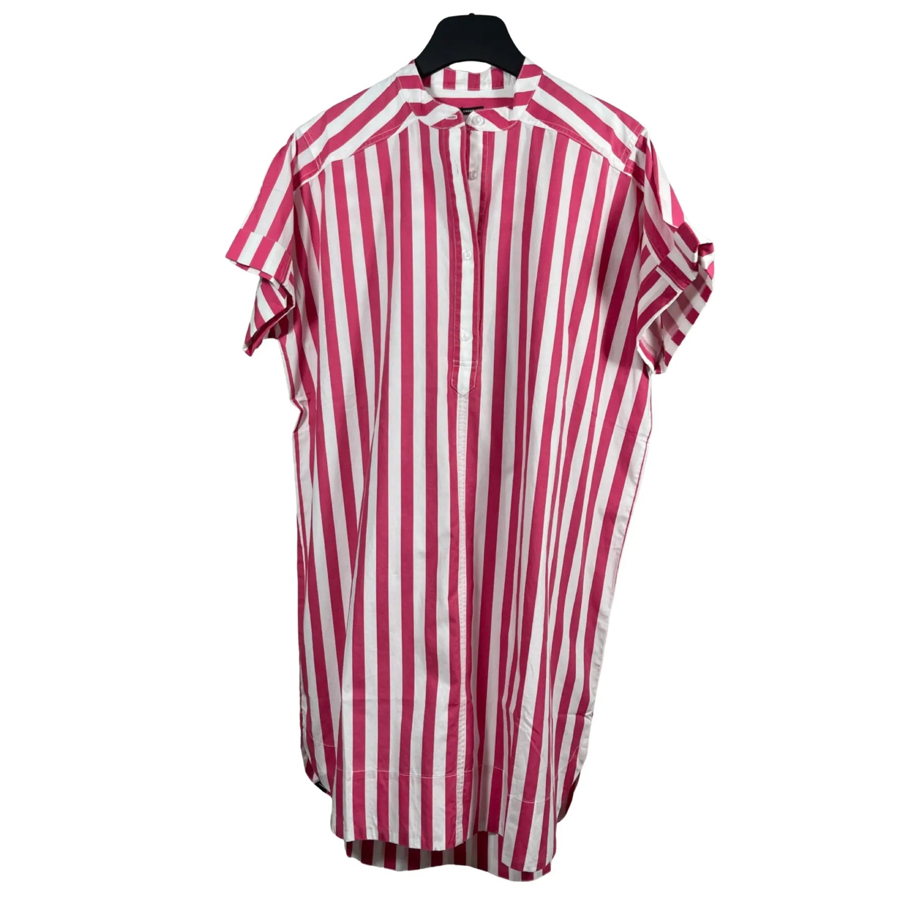 DENHAM 02-23-04-15-020 ANDREA DRESS TC Gestreiftes Kleid Rot/Weiß OXFORD PINK