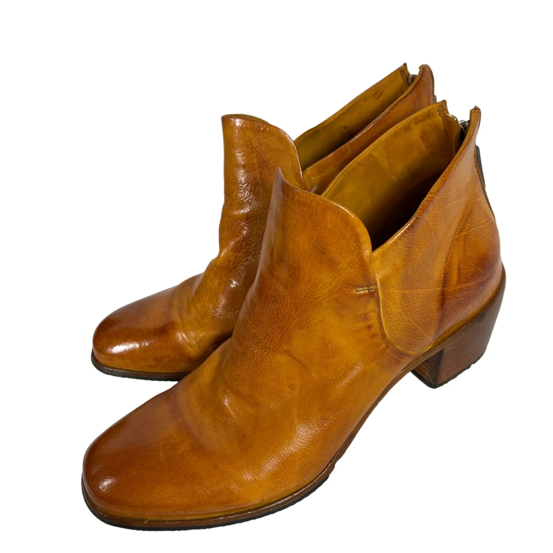 LEMARGO AH32A SKIP DAMEN STIEFELETTE OCRA BRAUN.