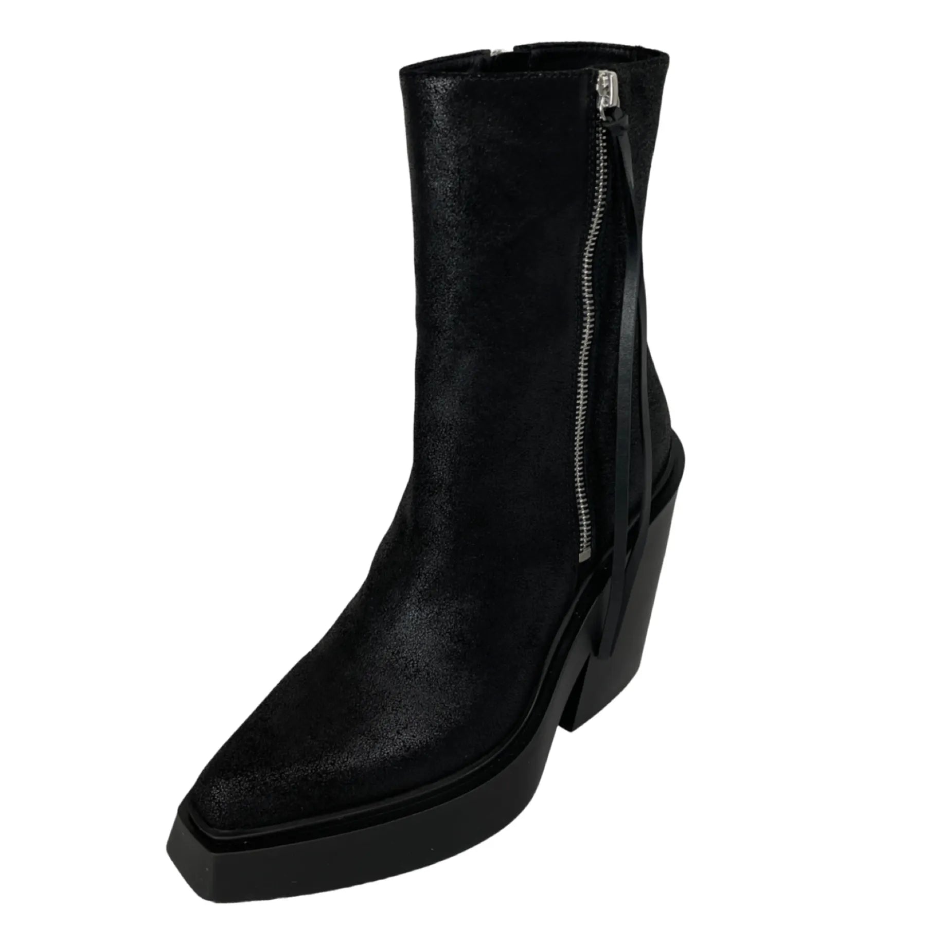 VIC MATIE 7850 BIKER TRONK  Damen Stiefelette Cowboyboot Leder Black 101