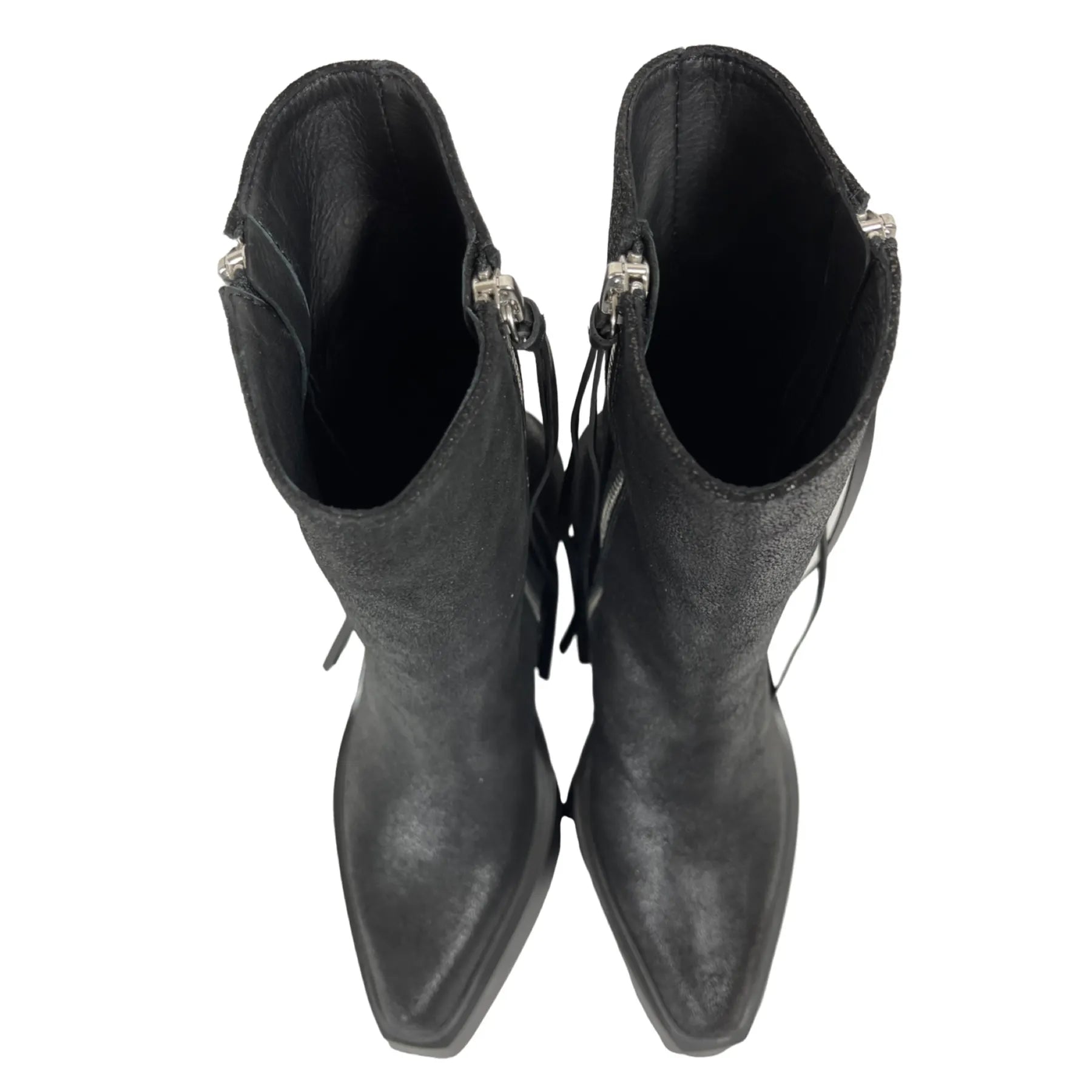 VIC MATIE 7850 BIKER TRONK  Damen Stiefelette Cowboyboot Leder Black 101