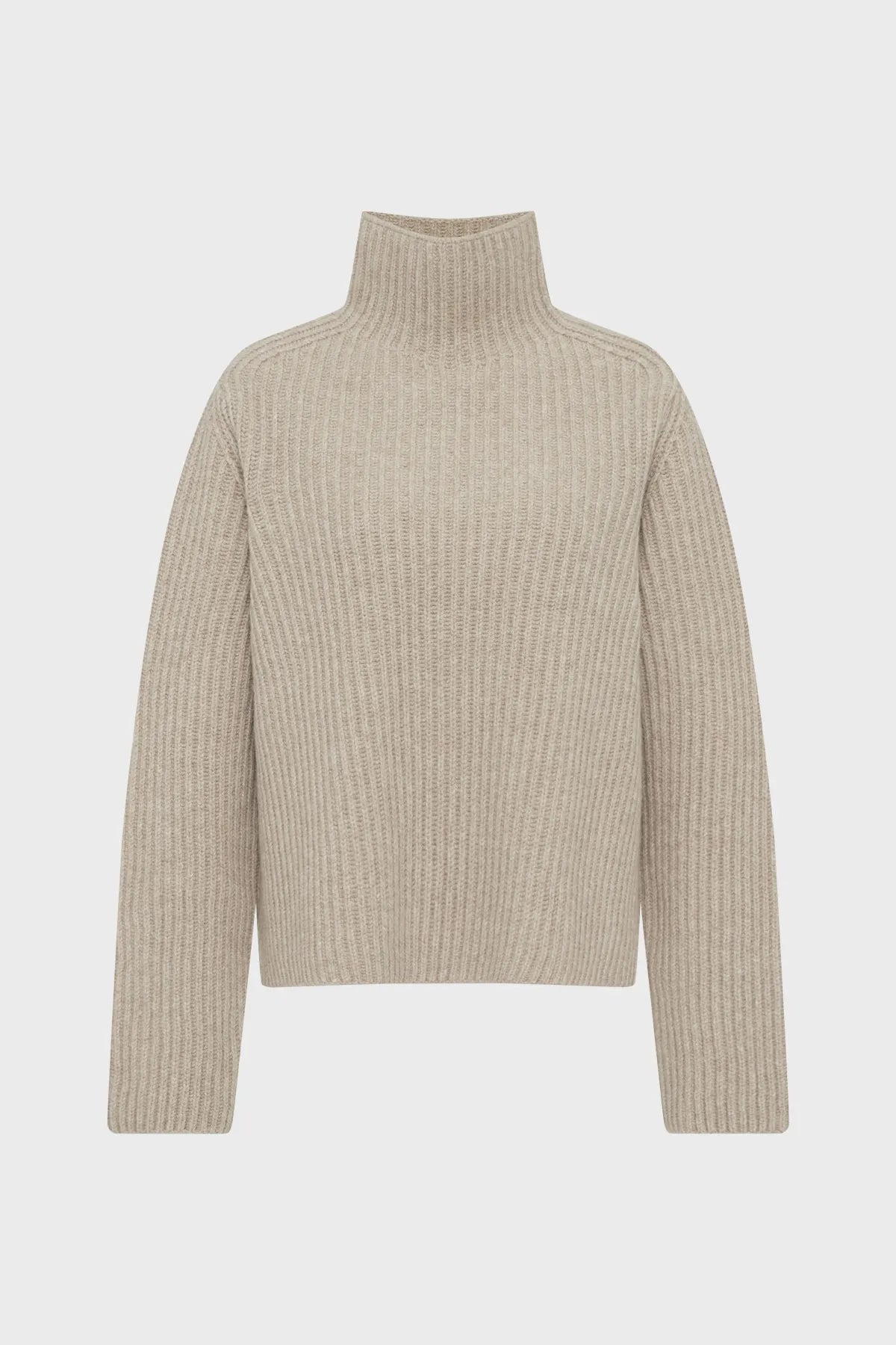 DRYKORN 422020 VARISA_2 10 Damen Rollkragenpullover mit seitlichen Schlitzen Schurwolle