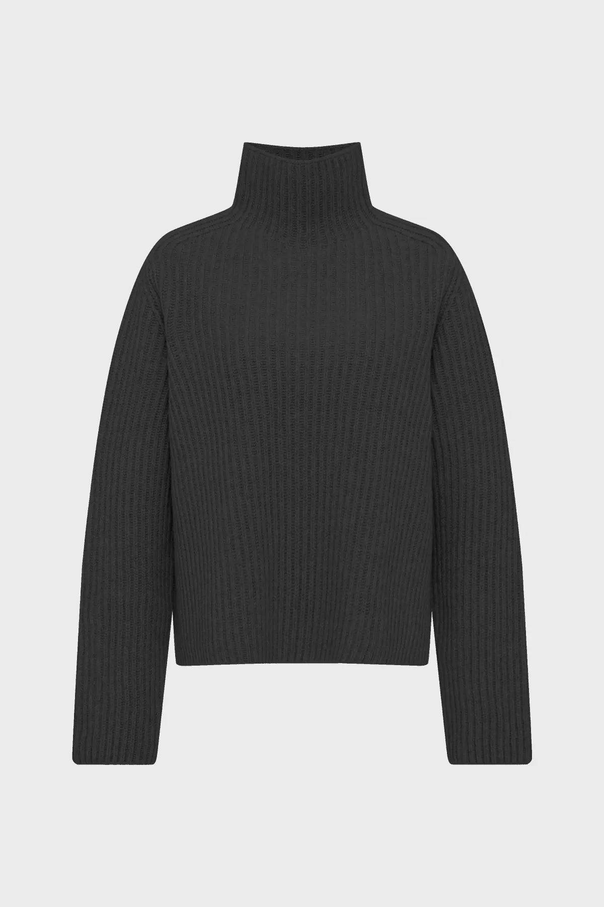 DRYKORN 422020 VARISA_2 10 Damen Rollkragenpullover mit seitlichen Schlitzen Schurwolle