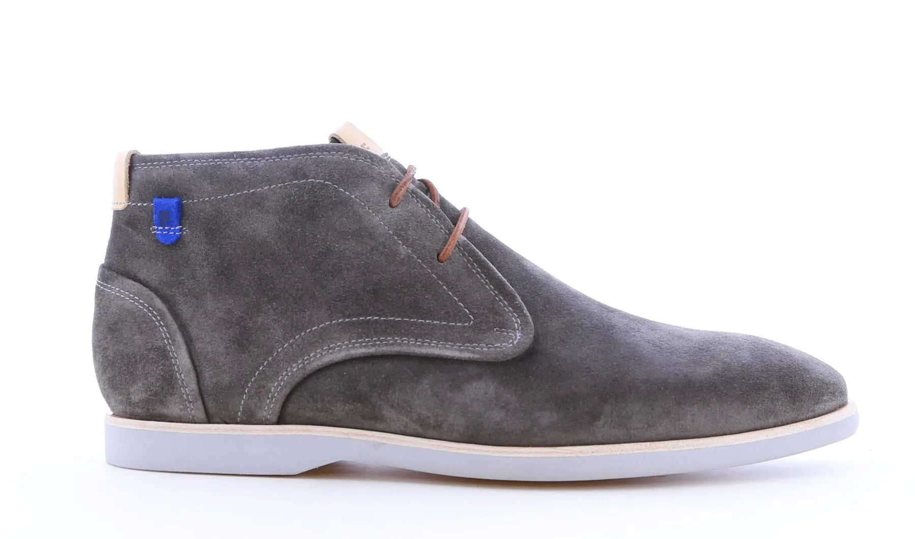 VAN BOMMEL 20280 Herren Schnürer Velour Suede Leder dark grey 00