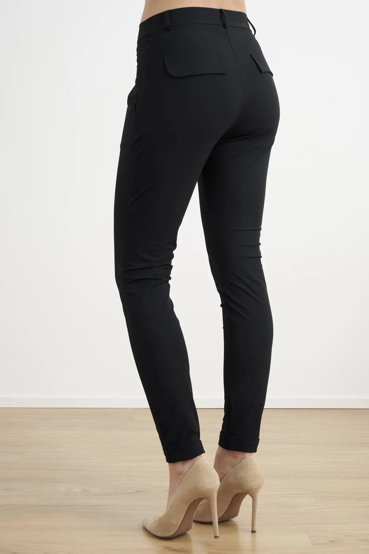 JAPAN TKY HANNA Damen Hose Technojersey Stretch DEEP BLACK