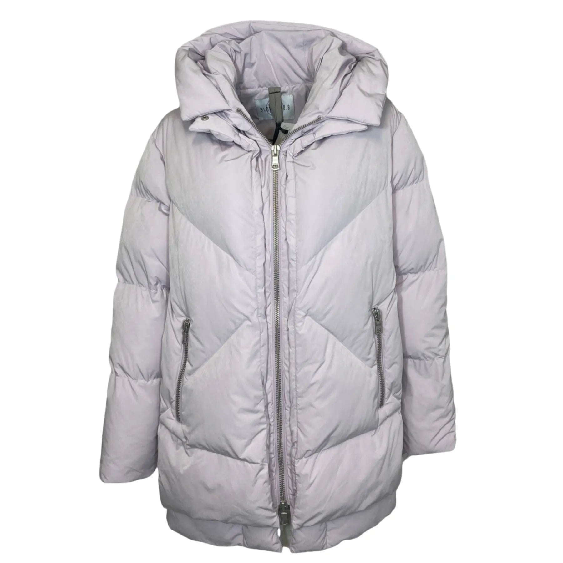 BLONDE SMOOTH DAMEN JACKE MIT KAPUZE LIGHT FLIEDER