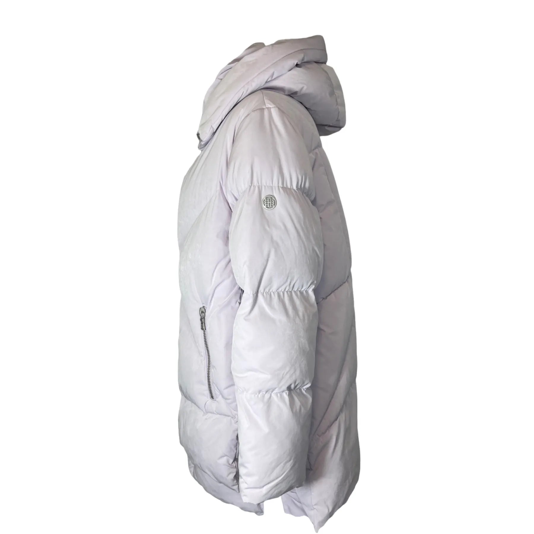 BLONDE SMOOTH DAMEN JACKE MIT KAPUZE LIGHT FLIEDER