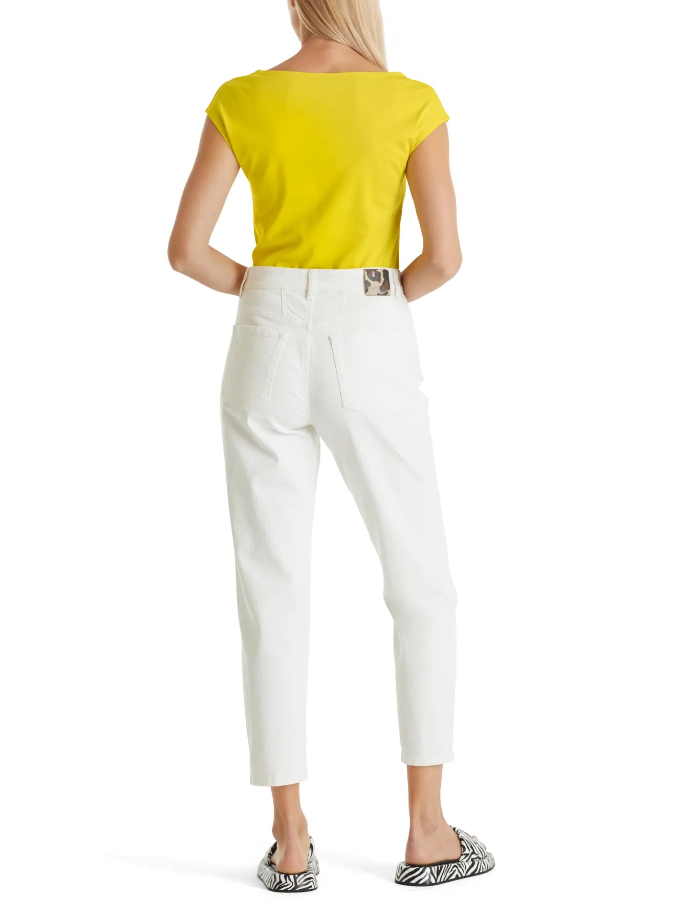 MARC CAIN WA 48.37 J14  T-Shirt mit angeschnittenem Arm Gelb