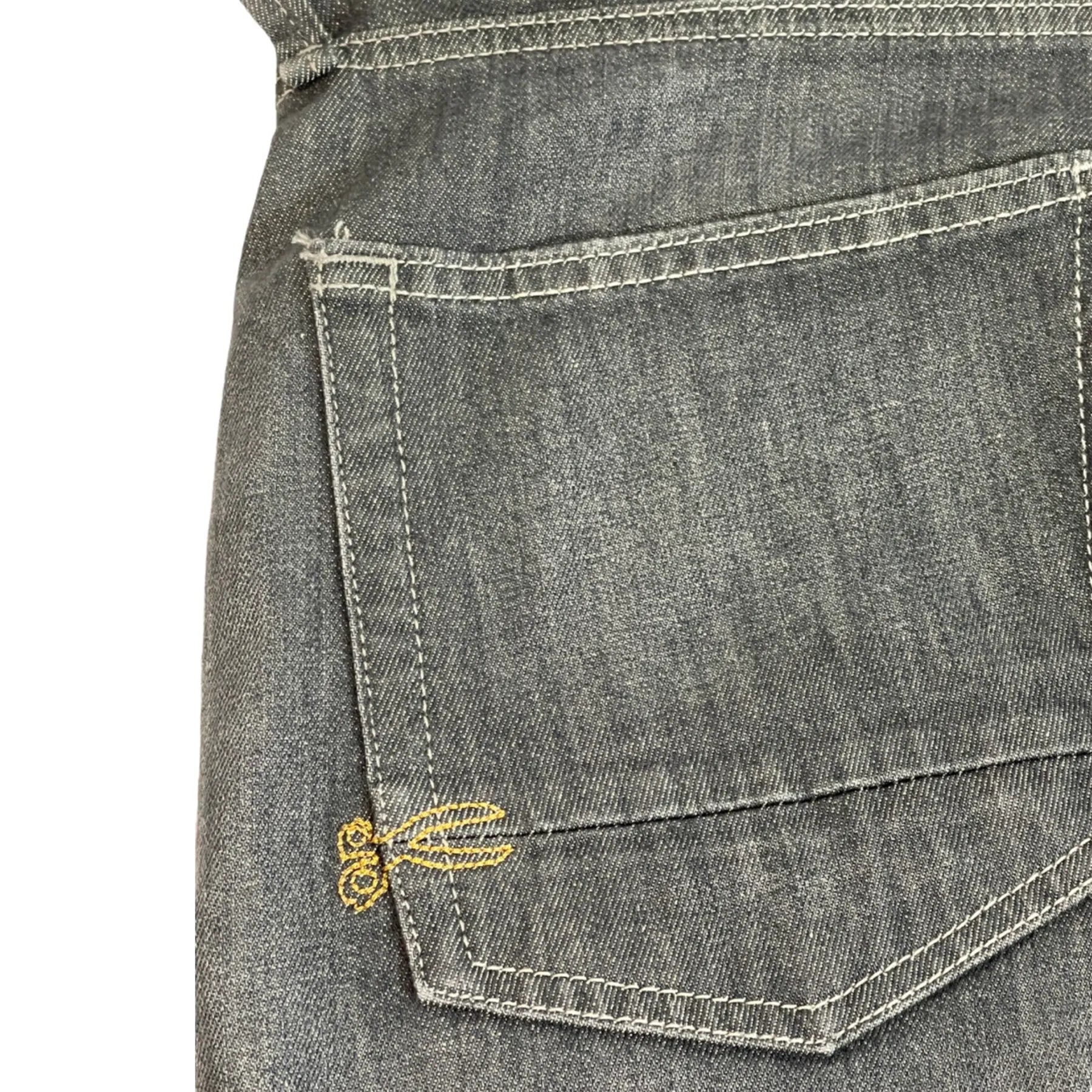 DENHAM 01-23-04-11-008 OSAKA PANT CLWG HERREN JEANS MIT KNOPFLEISTE CARROT FIT GREY