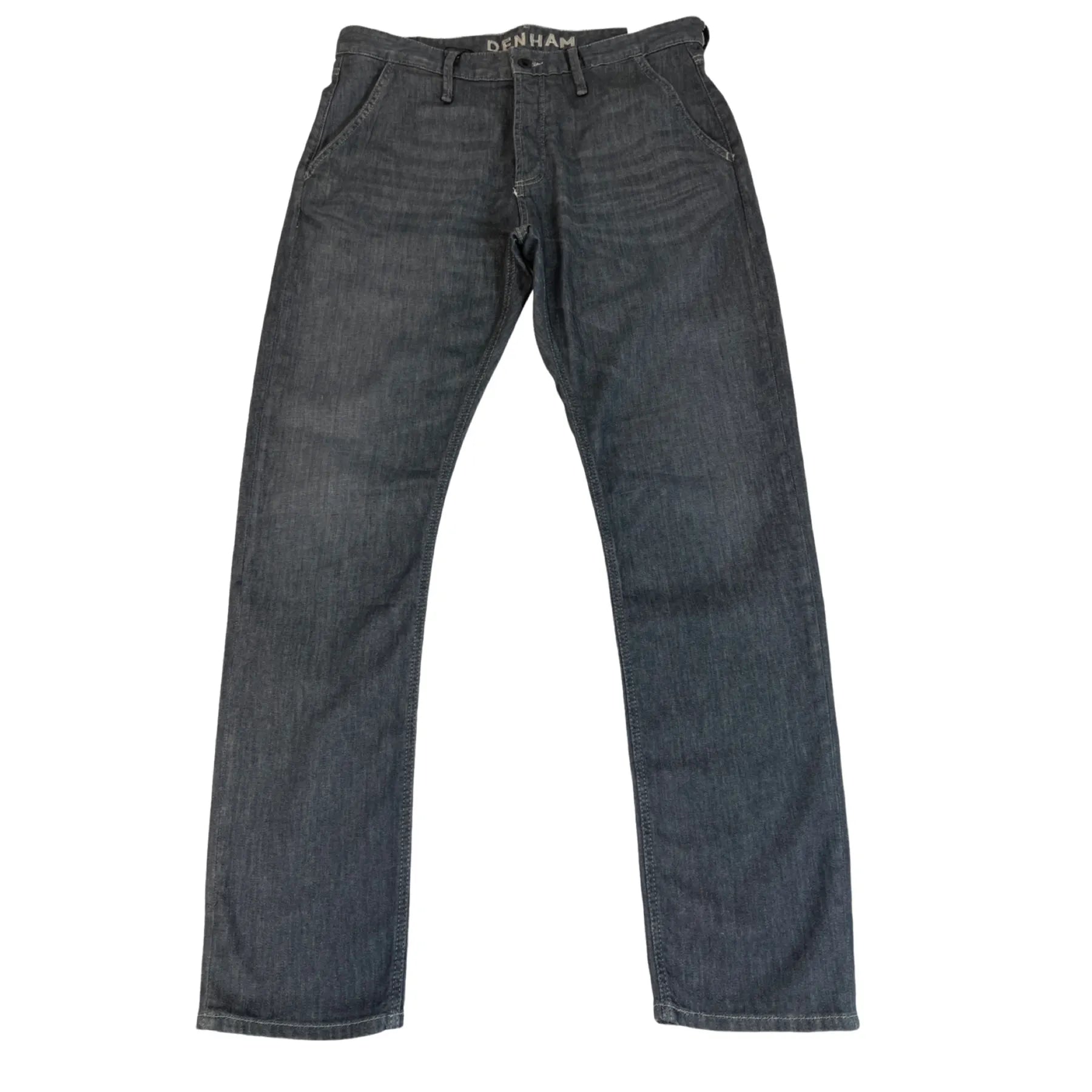 DENHAM 01-23-04-11-008 OSAKA PANT CLWG HERREN JEANS MIT KNOPFLEISTE CARROT FIT GREY
