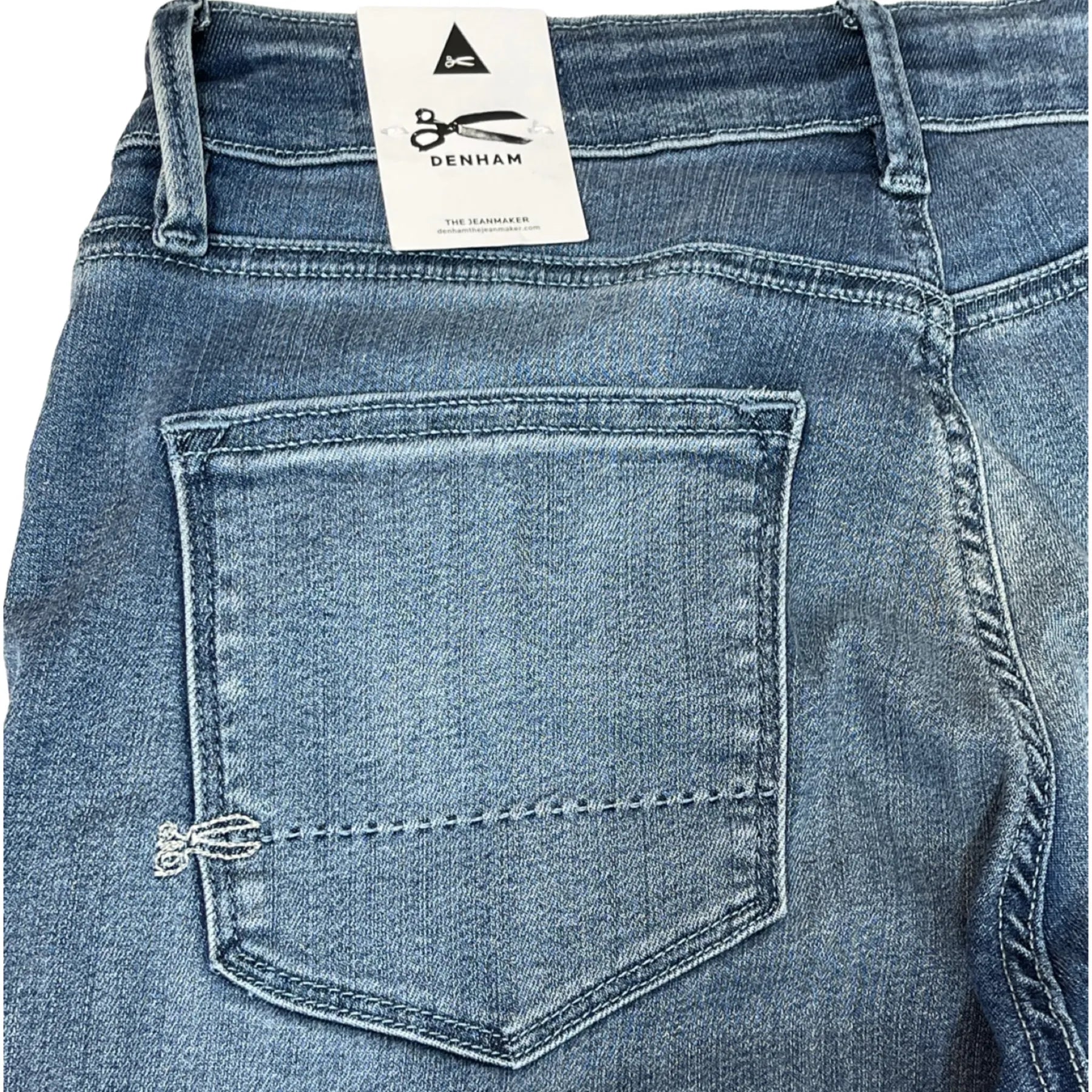 DENHAM 02-23-02-11-014 MONROE FMZCW DAMEN JEANS GIRLFRIEND TAPERED FIT MID BLUE