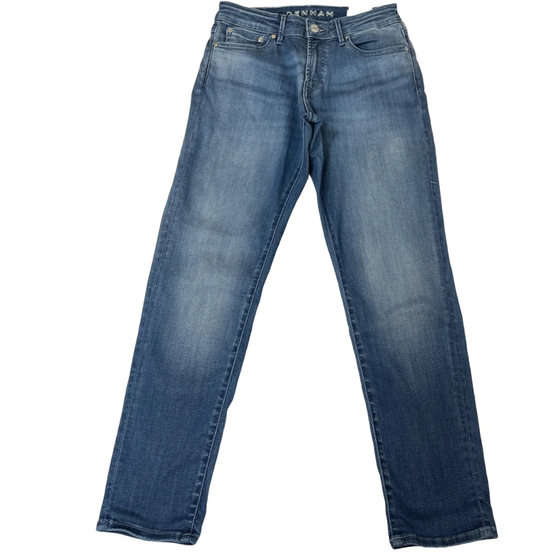 DENHAM 02-23-02-11-014 MONROE FMZCW DAMEN JEANS GIRLFRIEND TAPERED FIT MID BLUE