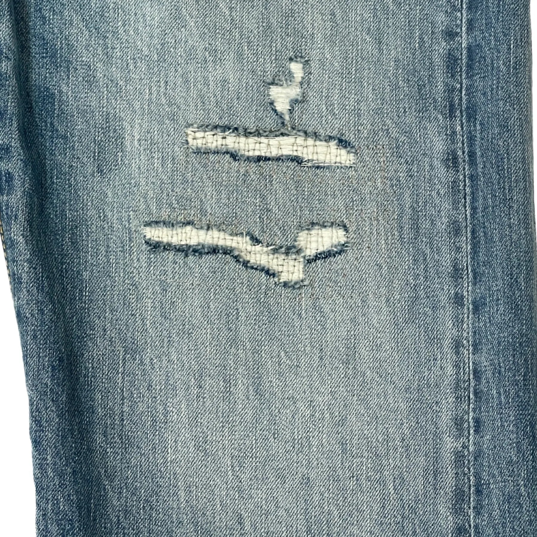 DENHAM 02-23-02-11-040 GINZA A8YCSR DAMEN JEANS WIDE LEG FIT MID BLUE