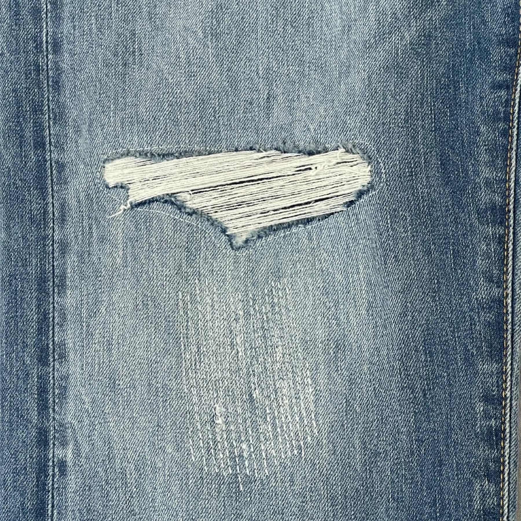 DENHAM 02-23-02-11-040 GINZA A8YCSR DAMEN JEANS WIDE LEG FIT MID BLUE