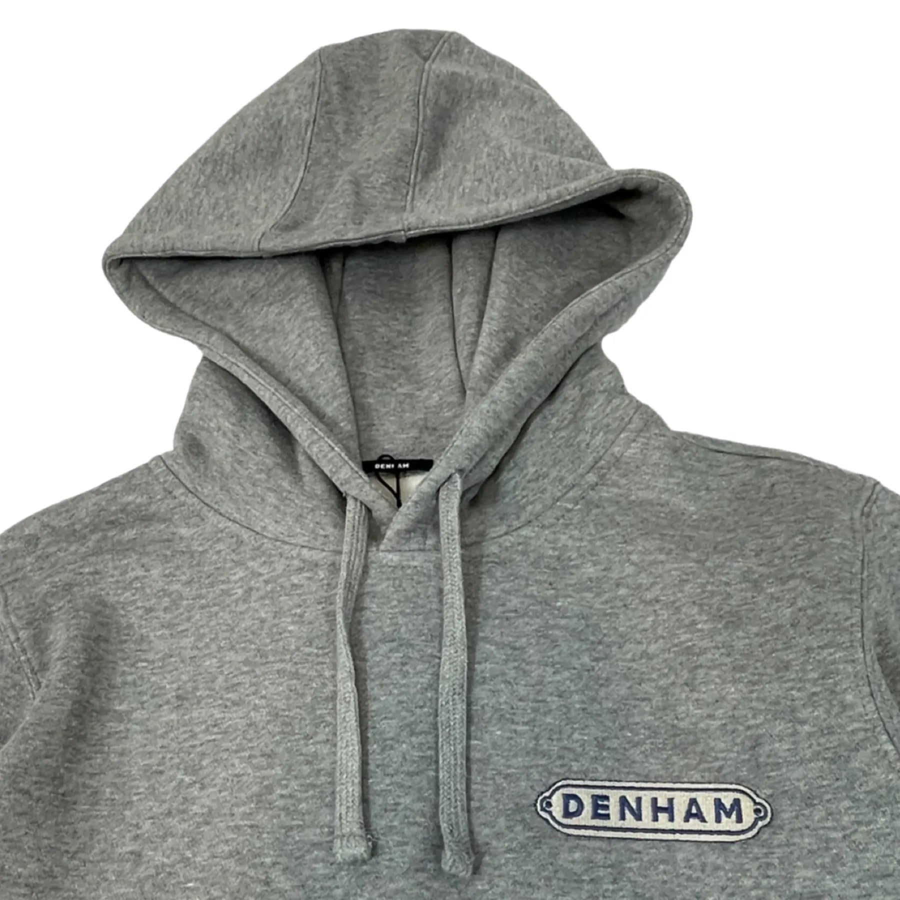 DENHAM 01-23-10-60-061 STAMP REG HOODY PRS HERREN HOODIE SWEATSHIRT GREY MARL