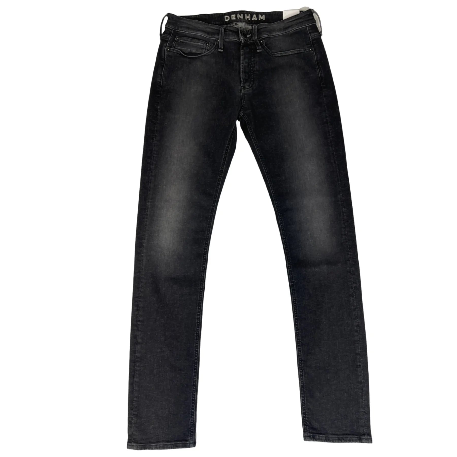 DENHAM 01-19-10-11-026 BOLT WLBFM+  HERREN JEANS MIT KNOPFLEISTE SKINNY FIT BLACK