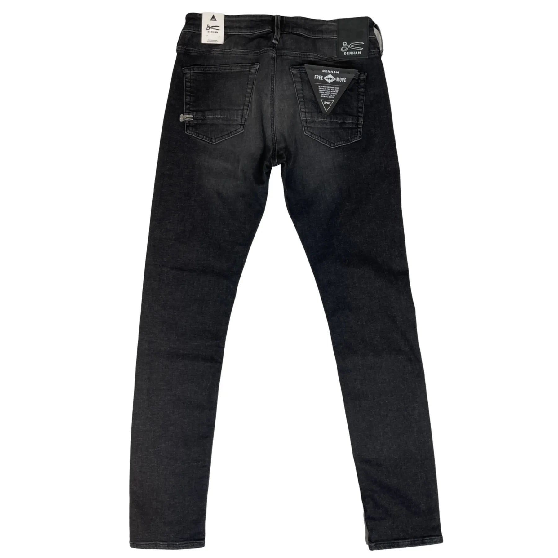 DENHAM 01-19-10-11-026 BOLT WLBFM+  HERREN JEANS MIT KNOPFLEISTE SKINNY FIT BLACK