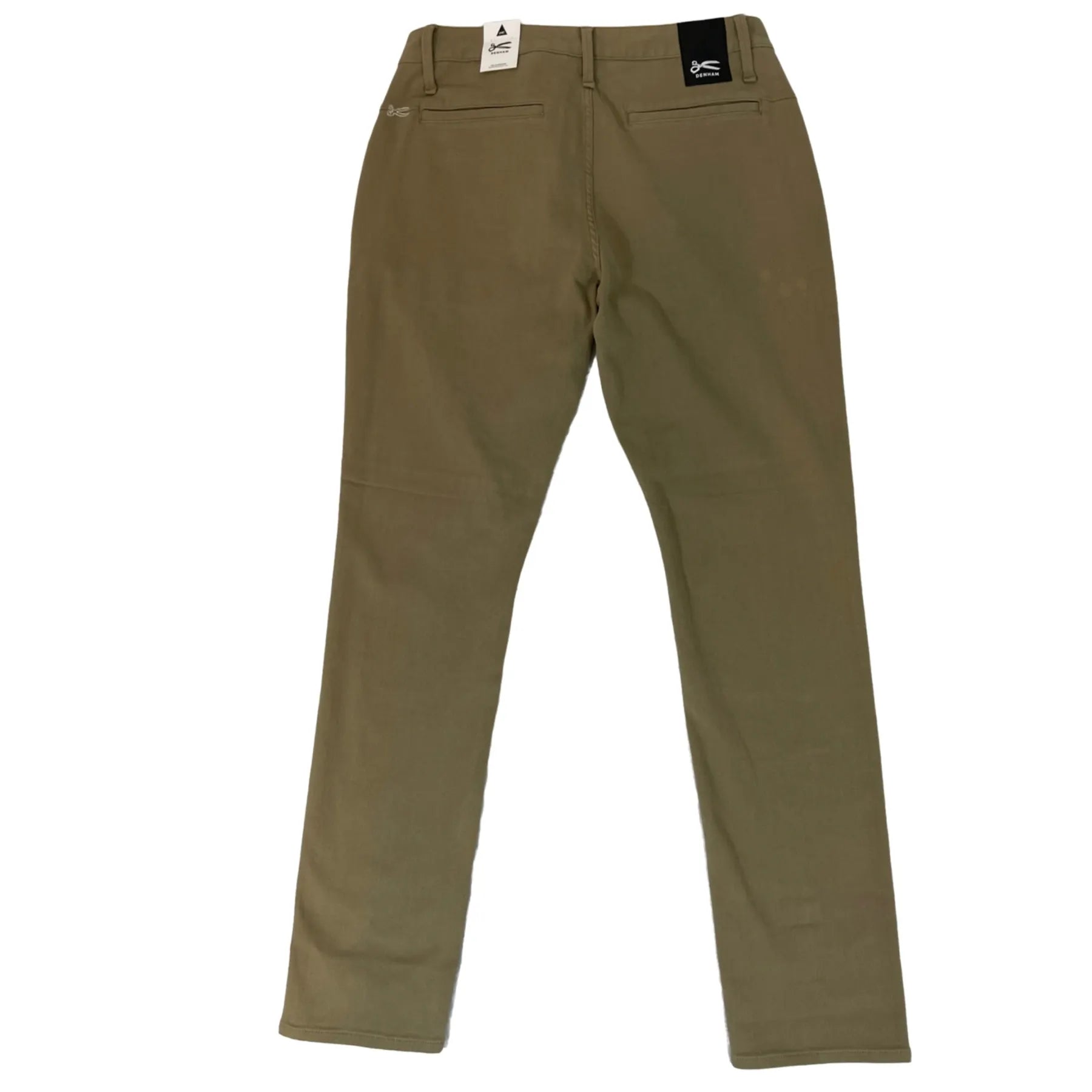 DENHAM 01-23-08-10-021 TAPER CHINO SD HERREN JEANS MIT KNOPFLEISTE TAPERED FIT ICICLE WHITE BEIGE