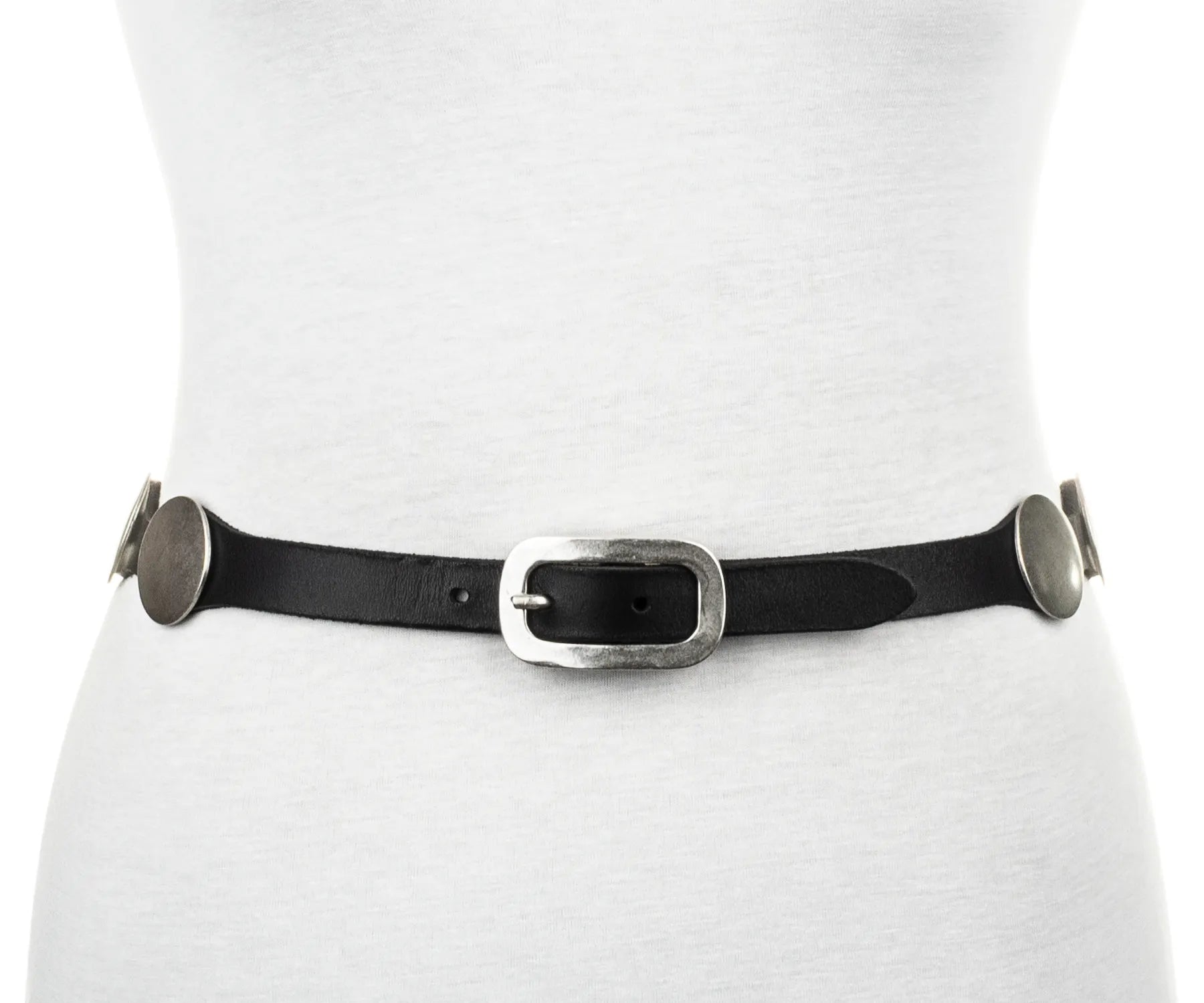 B.BELT BB1040L24 Milena Damen Leder Gürtel 20mm Schwarz