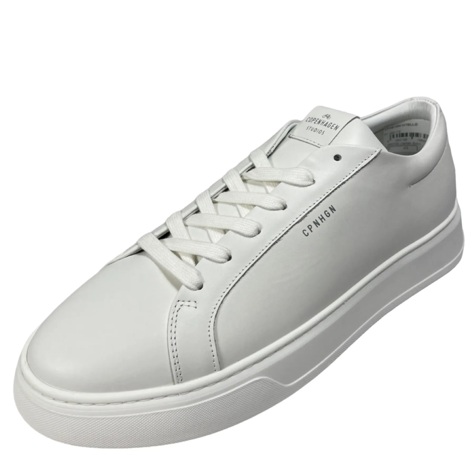 COPENHAGEN CPH810M VITELLO LEATHER HERREN SNEAKER LEDER WEIß