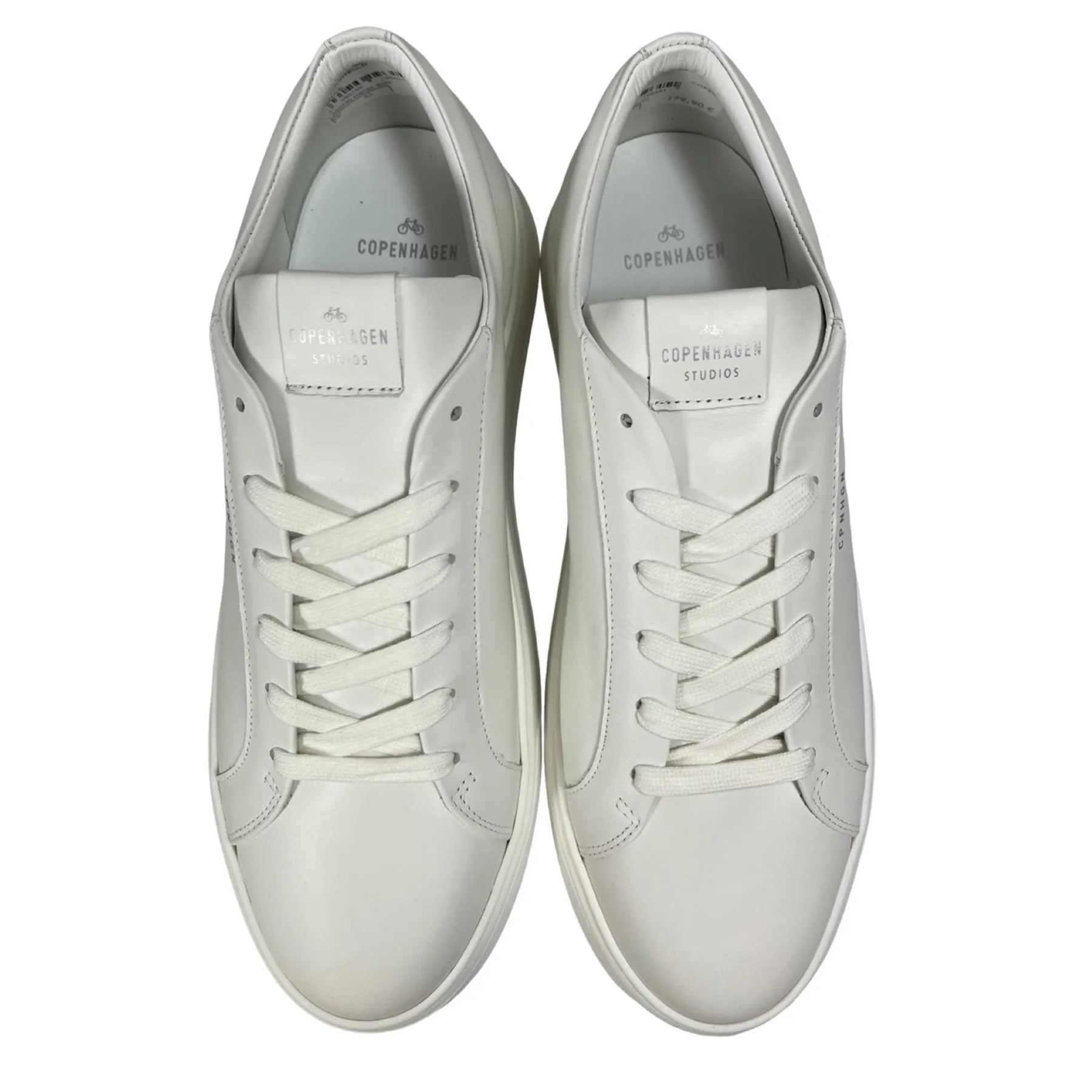 COPENHAGEN CPH810M VITELLO LEATHER HERREN SNEAKER LEDER WEIß