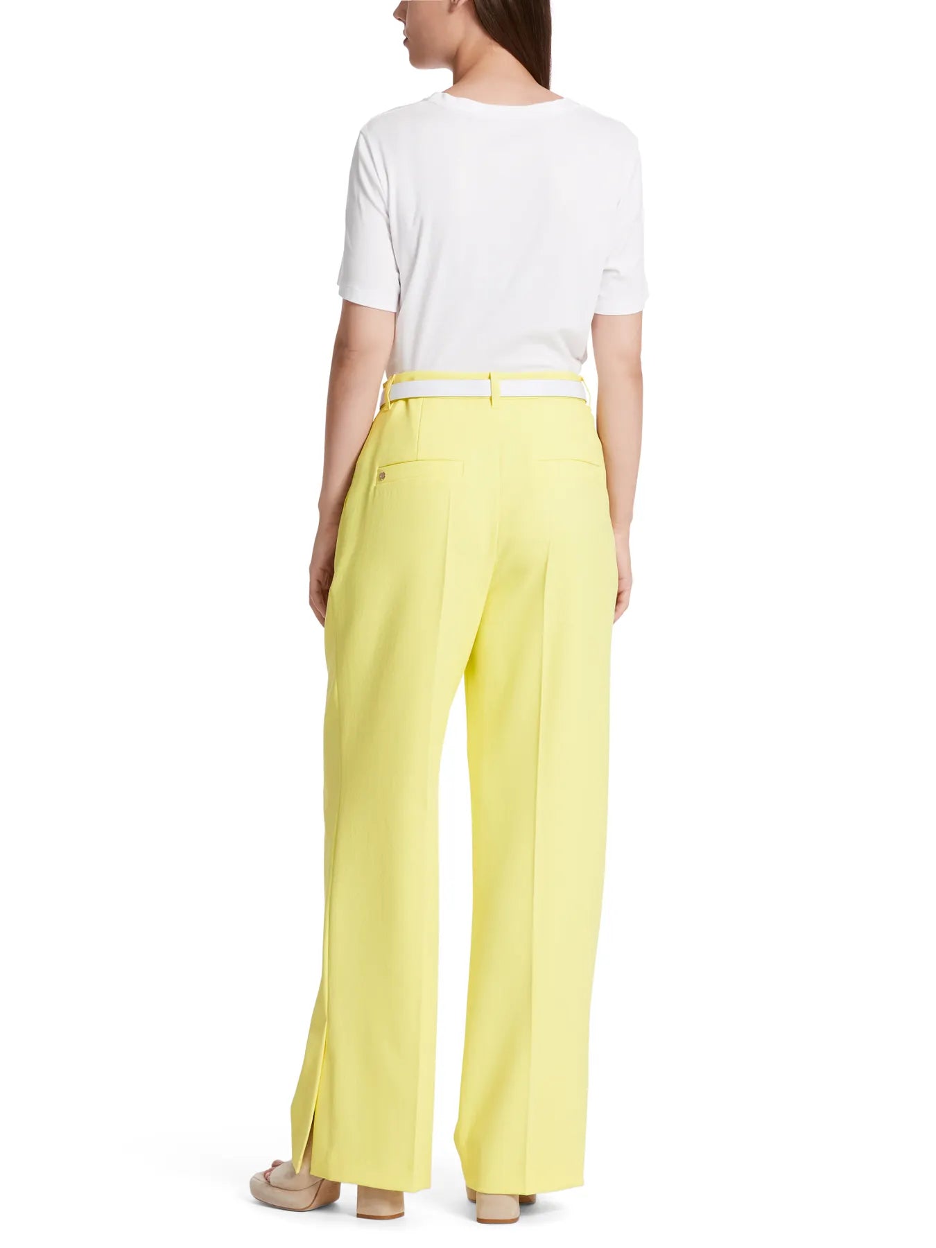 MARC CAIN WC 81.24 W03 Softe Hose WASCO pale lemon gelb
