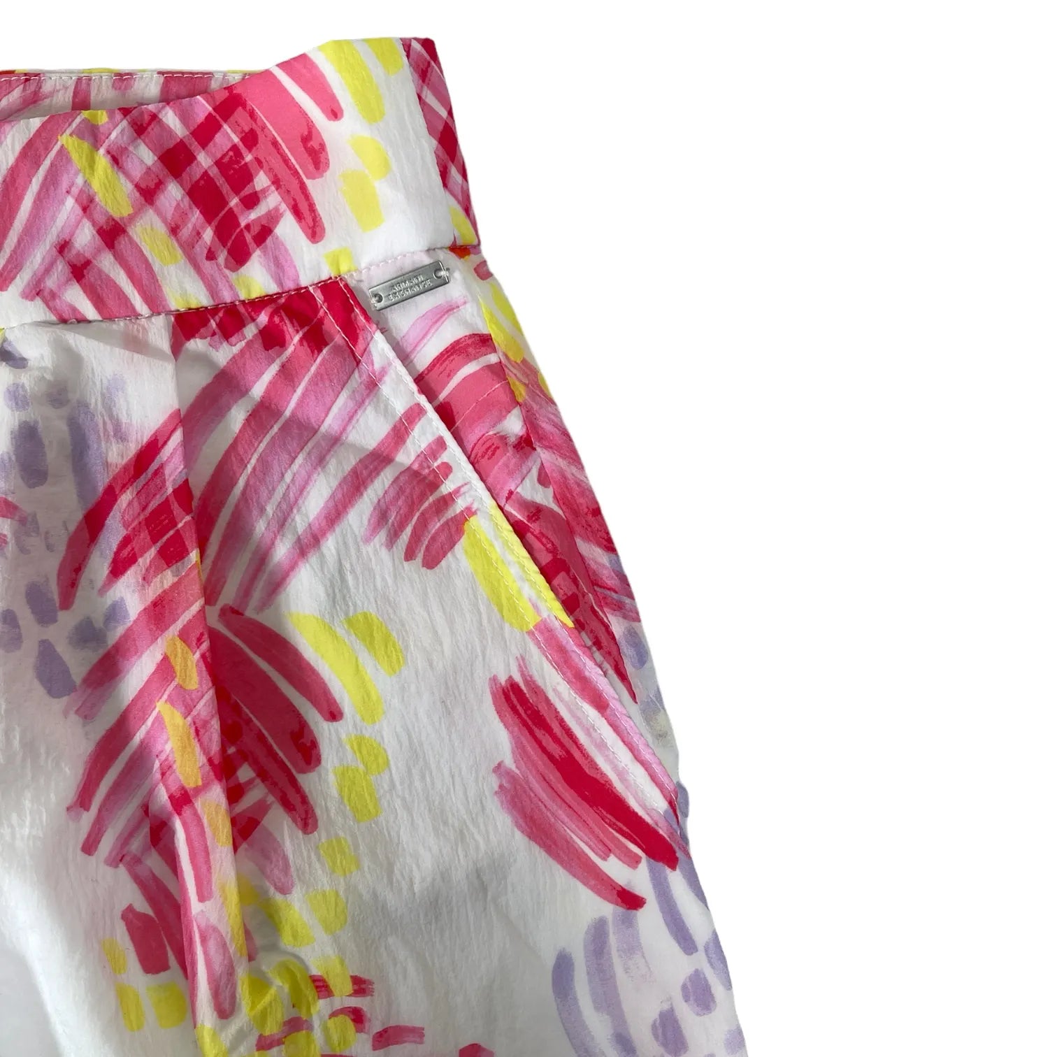 ARMANI 3DYS62 YN8TZ Damen Hose weiß/rot/gelb