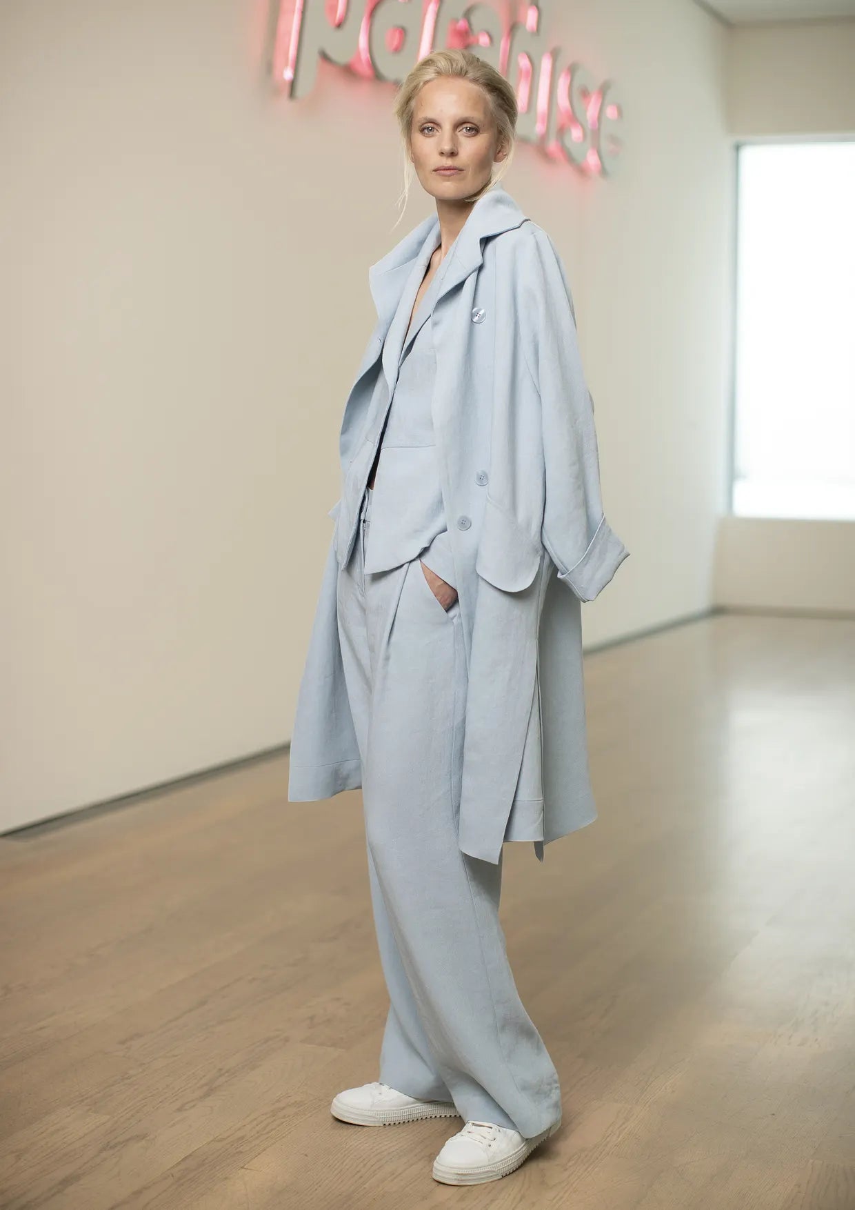 ANIA SCHIERHOLT HO2870/15 MARLENEHOSE ICE HELLBLAU.