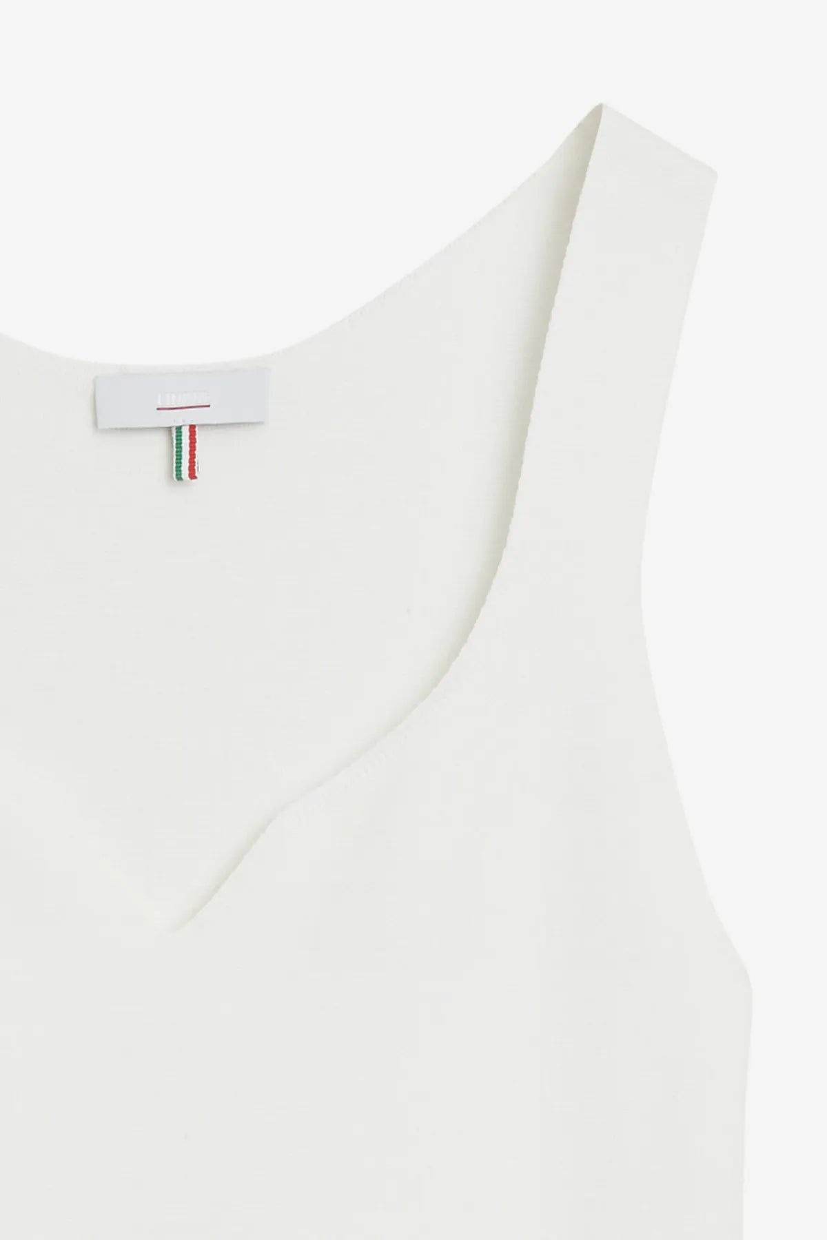 CINQUE 65314582 CILIZZY DAMEN CROCHET STRICK TOP MIT HERZAUSSCHNITT WEISS