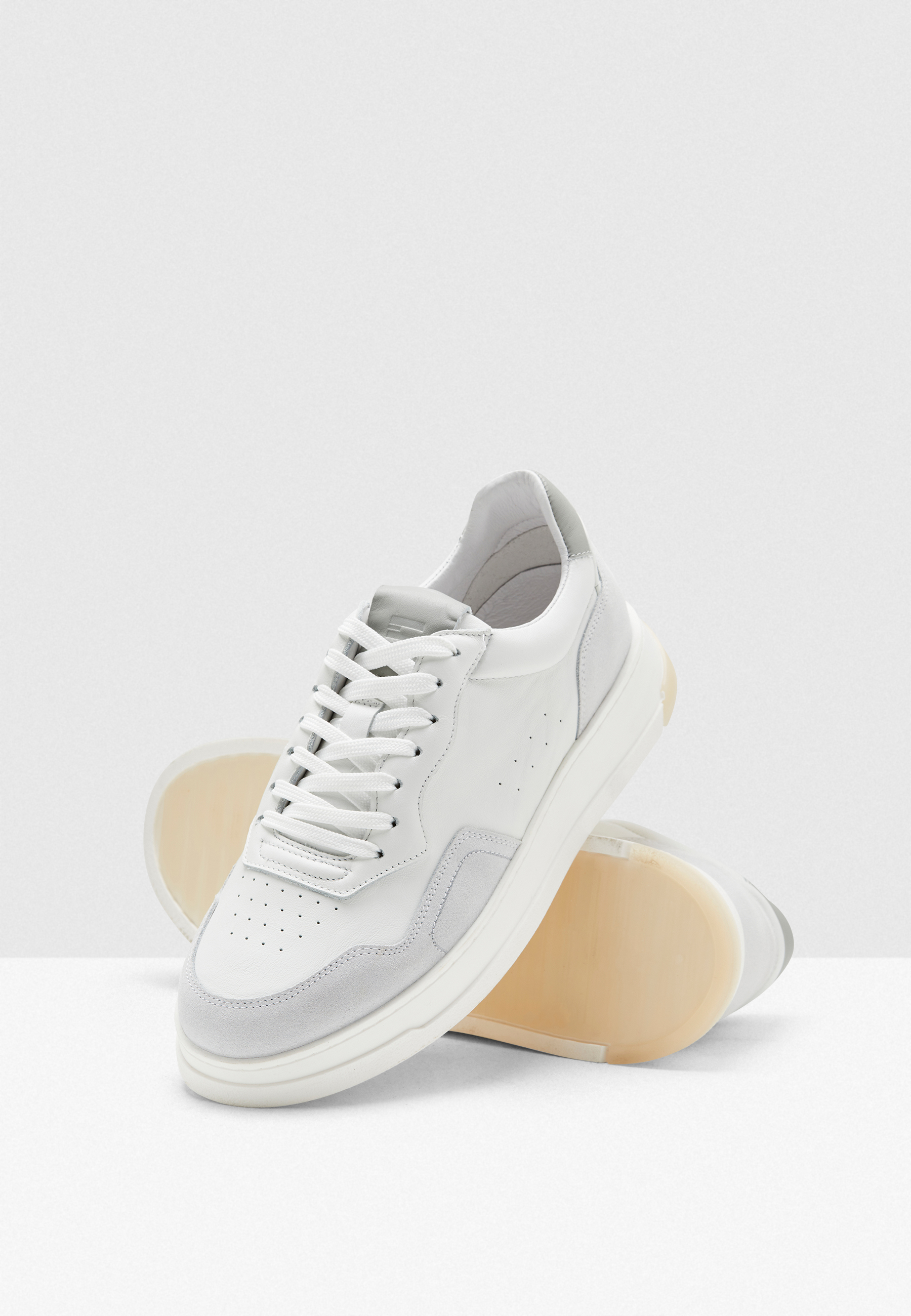 CINQUE 52145-10 CININO Herren Leder Sneaker grau/weiß