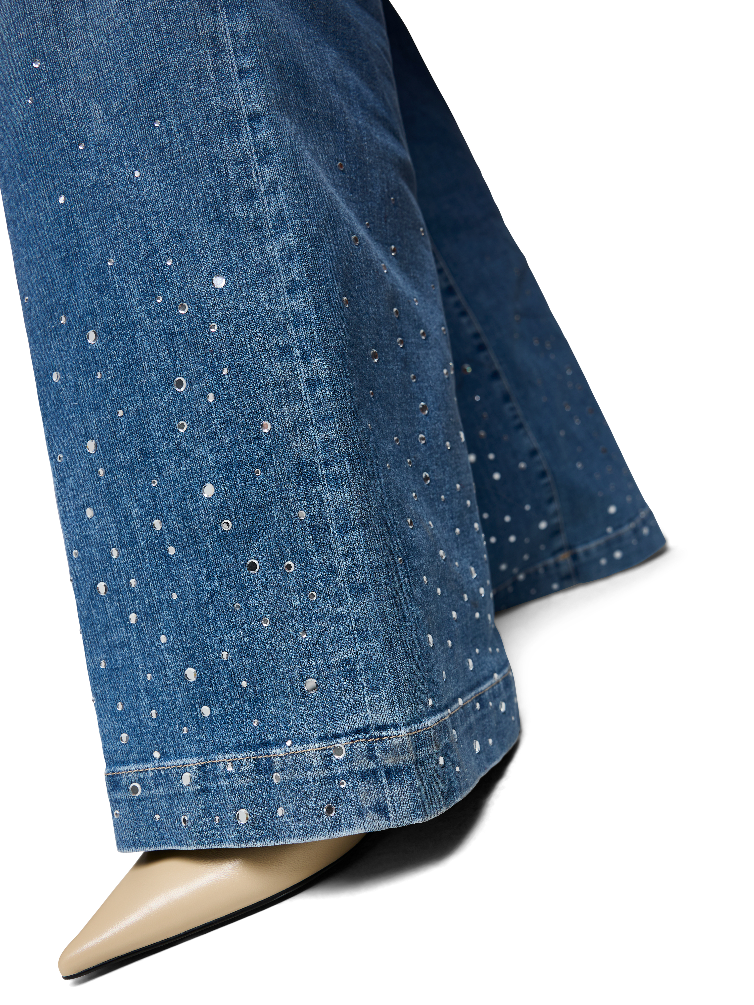 MARC CAIN ZP 82.11 D04 Weite Jeans WARRI Rethink Together blue denim