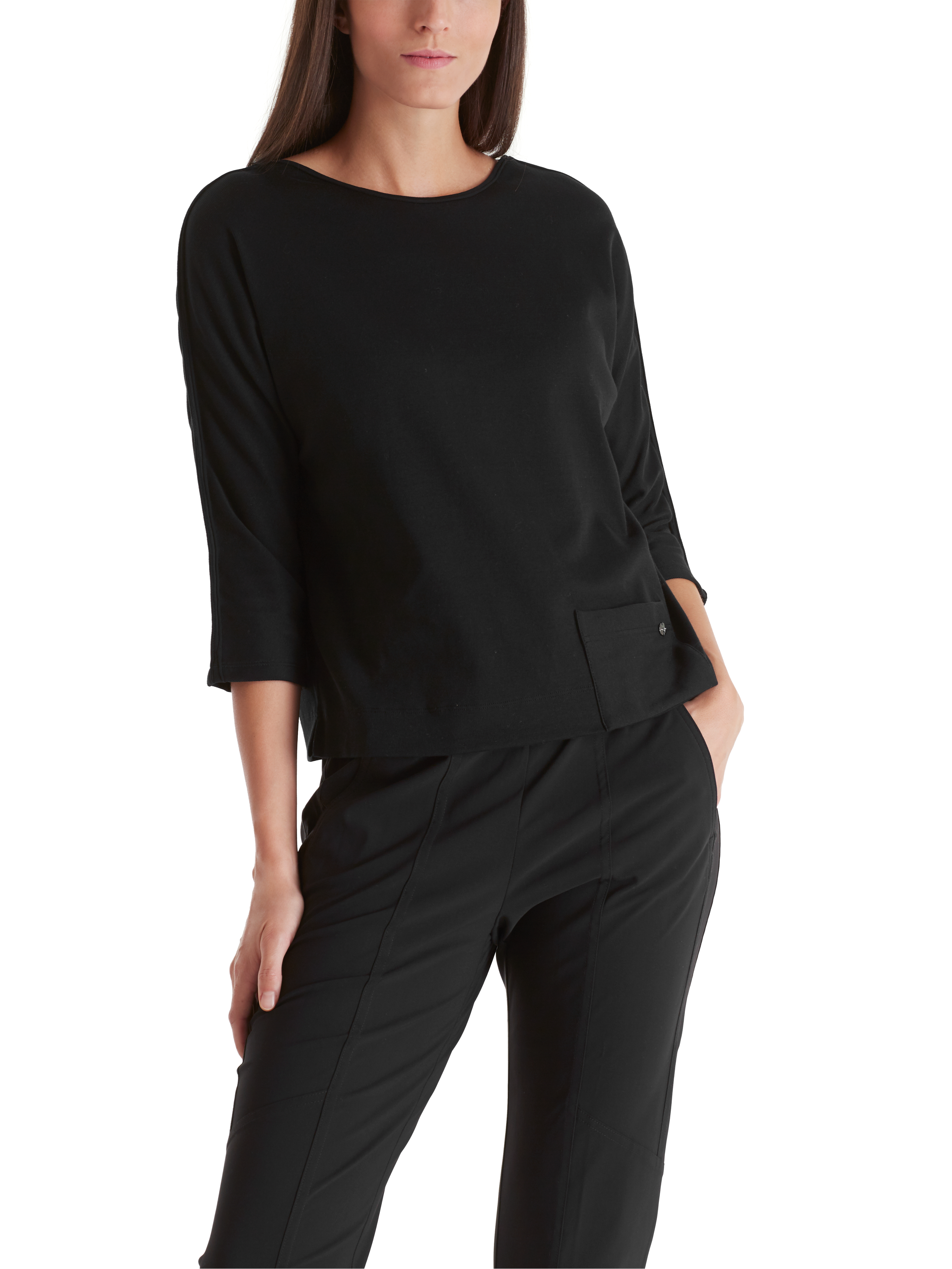 MARC CAIN +E 48.34 J50 Damen T-Shirt Weiss 100