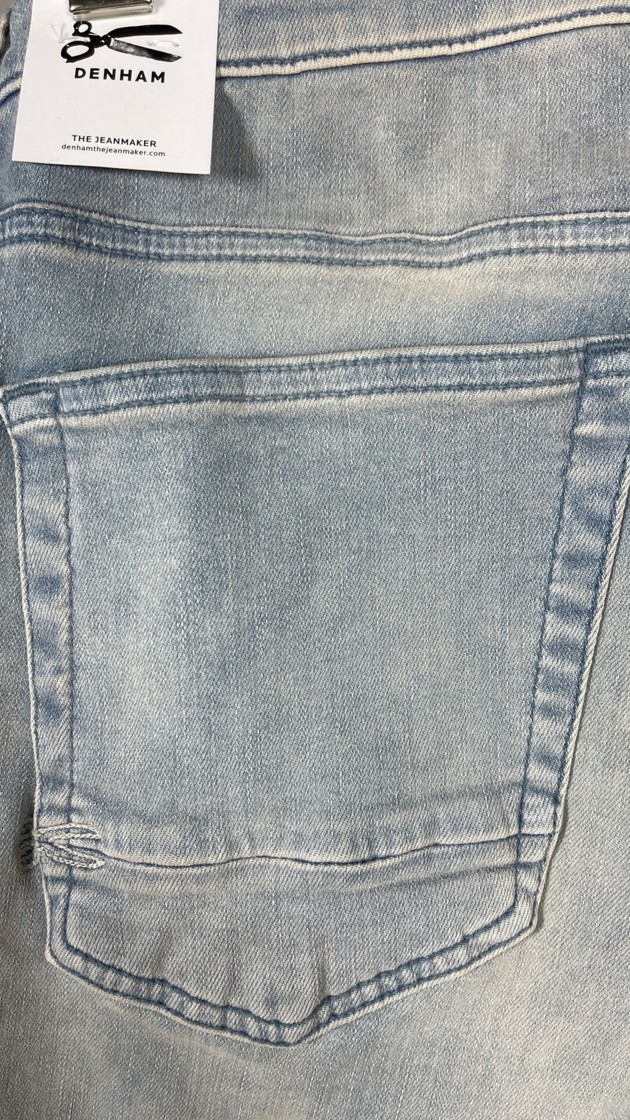 DENHAM 01-22-04-11-028 BOLT FMSW 
                Herren Jeans Hellblau  Wasched Look Blue
