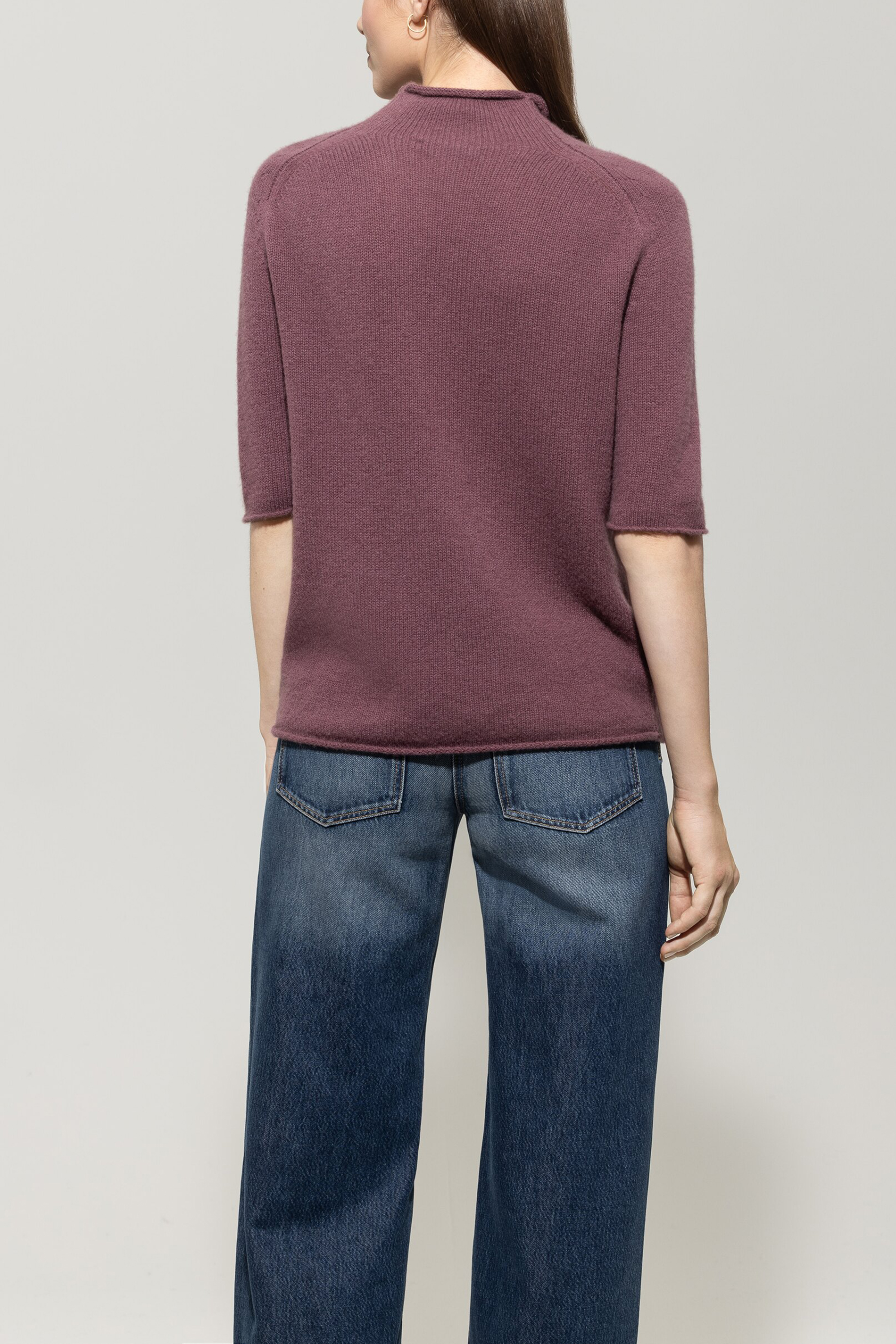 LUISA CERANO  128715/5871-0  Pullover Kurzarm Kaschmir-Mix Heather