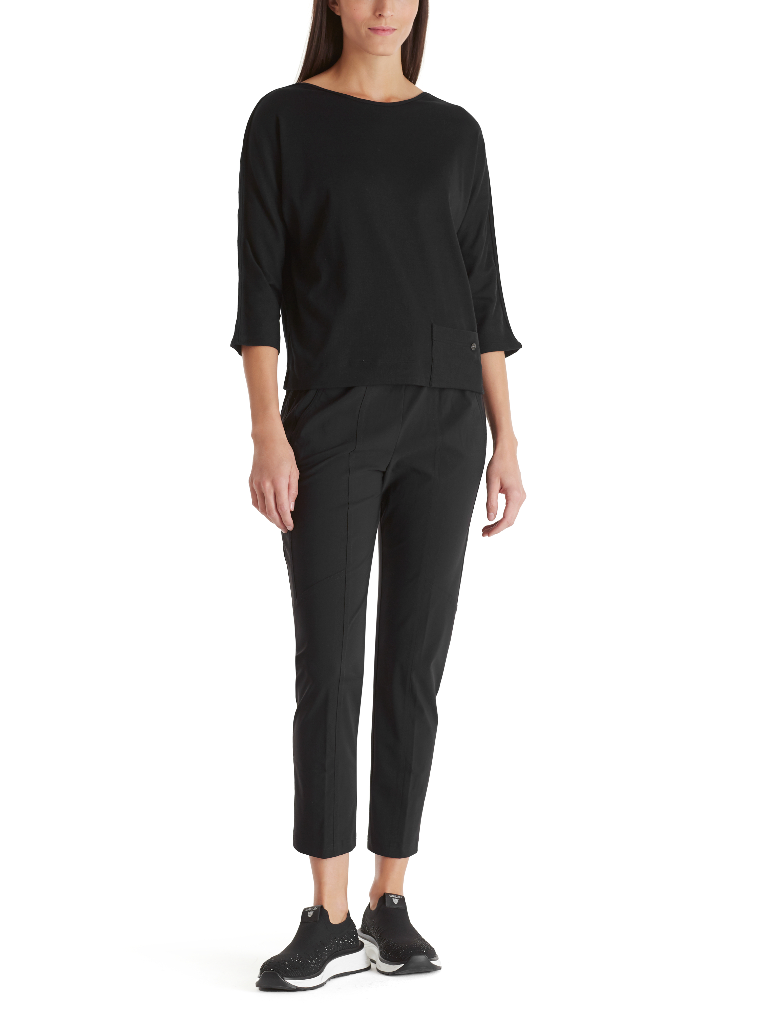 MARC CAIN +E 48.34 J50 Damen T-Shirt Weiss 100