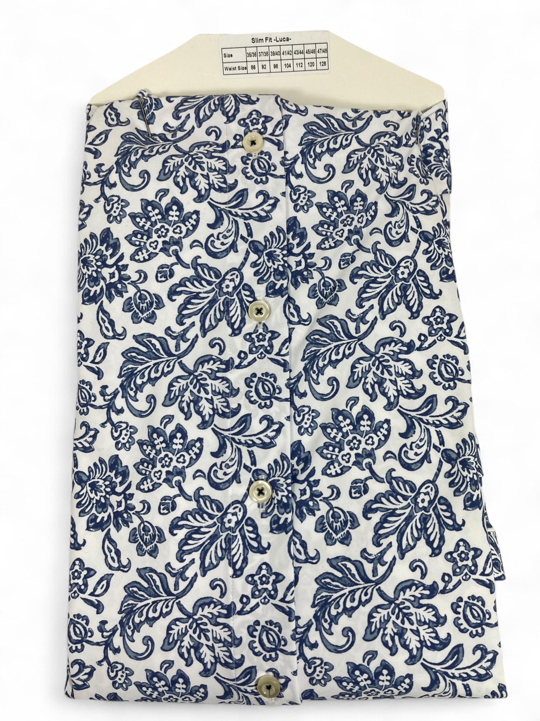 fakts 6365 Shirt Slim Fit Leisure  Herren Hemd blue fantasy