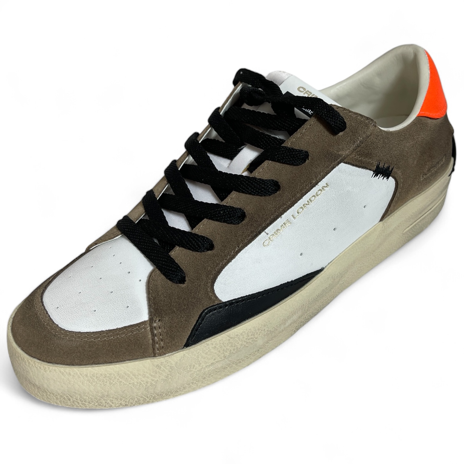 CRIME LONDON 15103AA7 SK8 DELUXE Herren Sneaker Grau/Braun