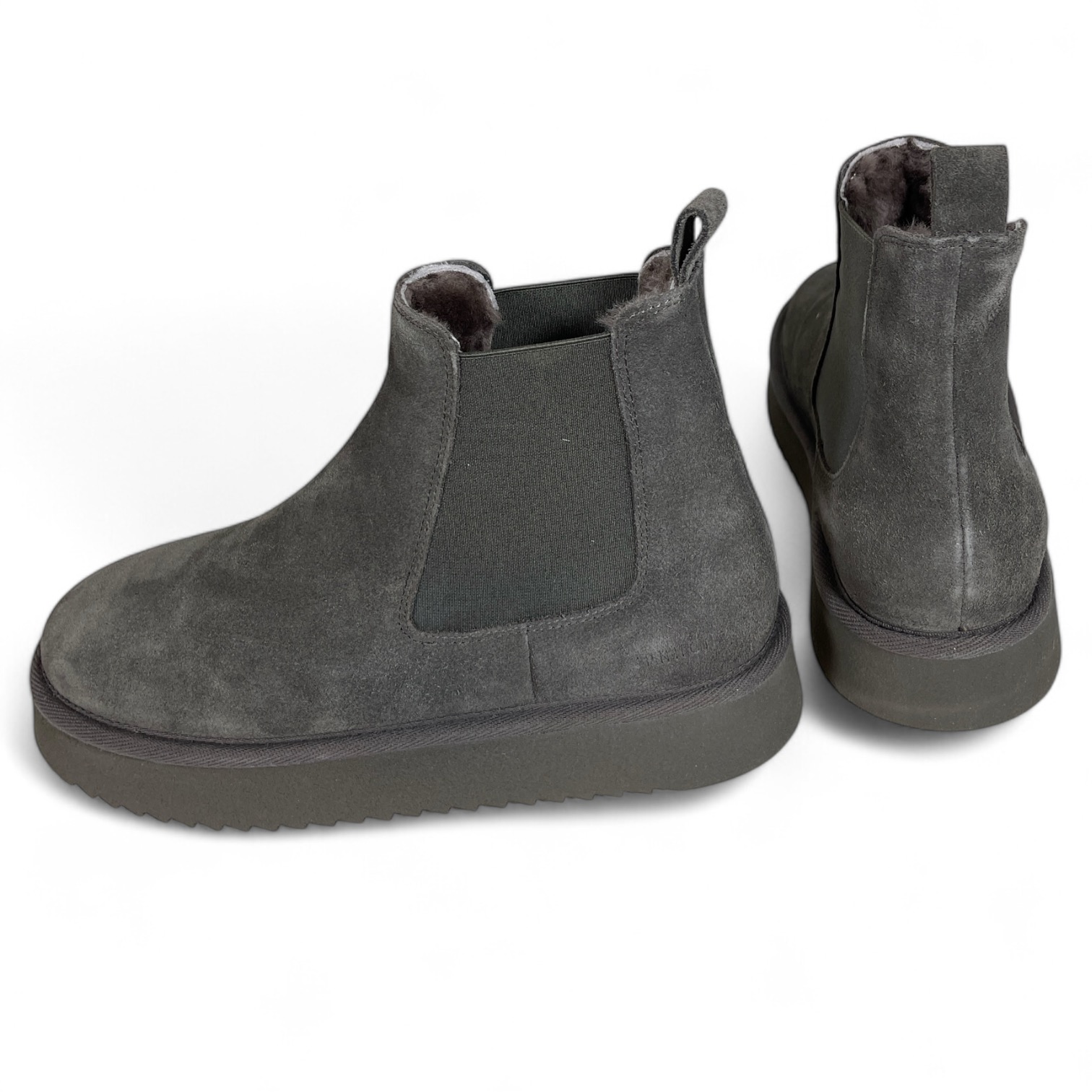 COPENHAGEN - CPH258 SUEDE Chelsea-Boots mit Lammfell Grau