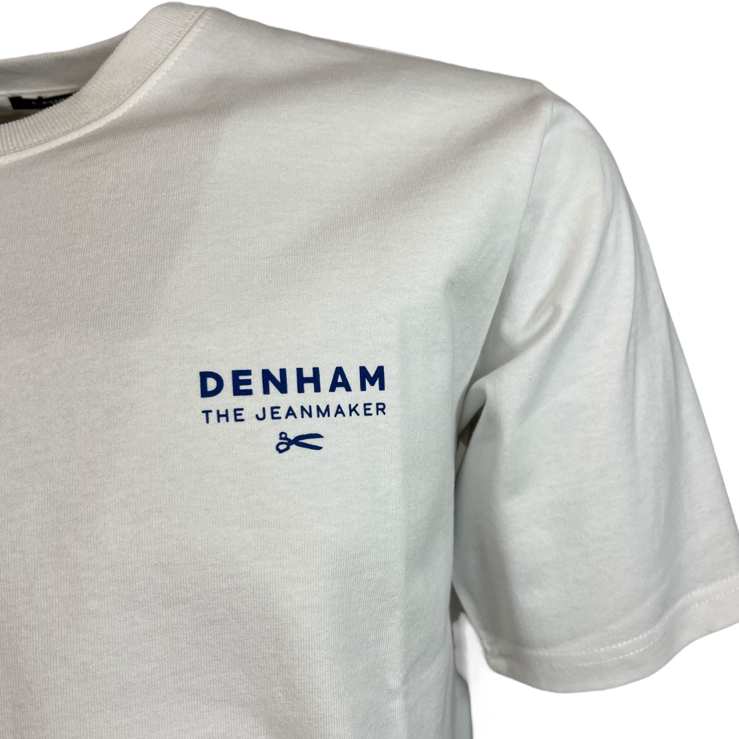 DENHAM 01-24-04-52-232 SWALLOW FLYER RELAX TEE HCJ WHITE HERREN T-SHIRT LOGO WEISS