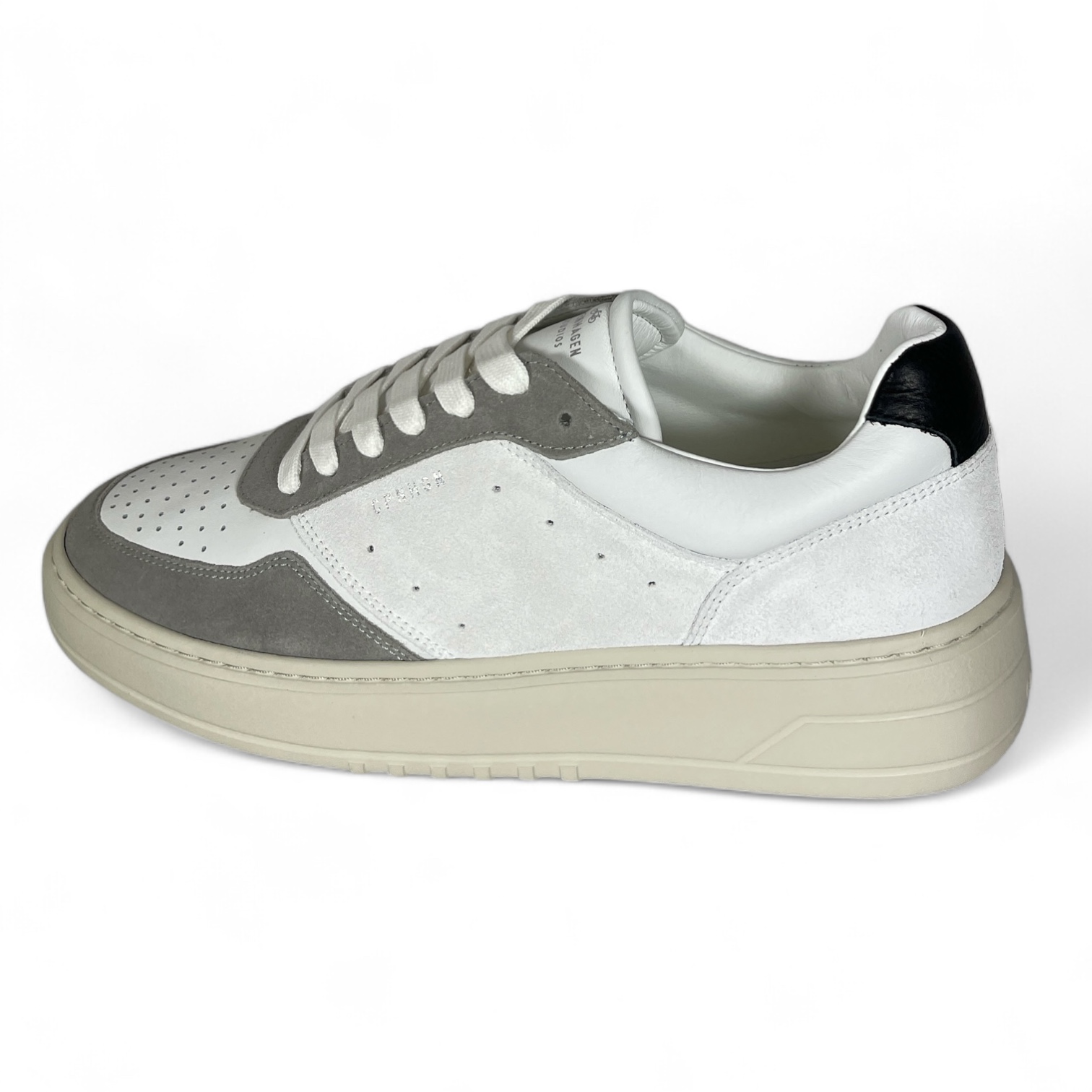 COPENHAGEN - CPH1M LEATHER MIX DAMEN SNEAKER GRAU / WEISS