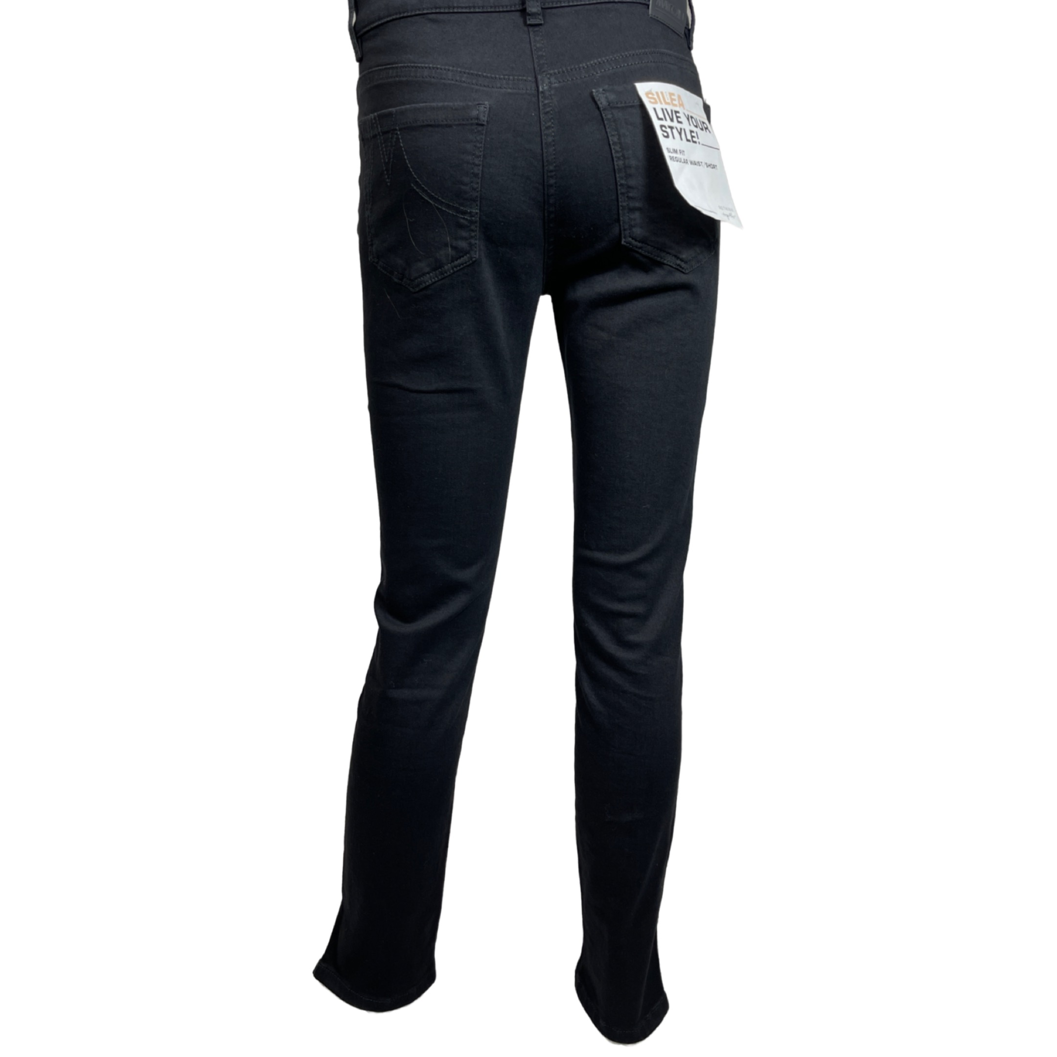 MARC CAIN UP 82.02 D70 Damen Jeans Rethink Together SILEA Slim Fit Schwarz 900
