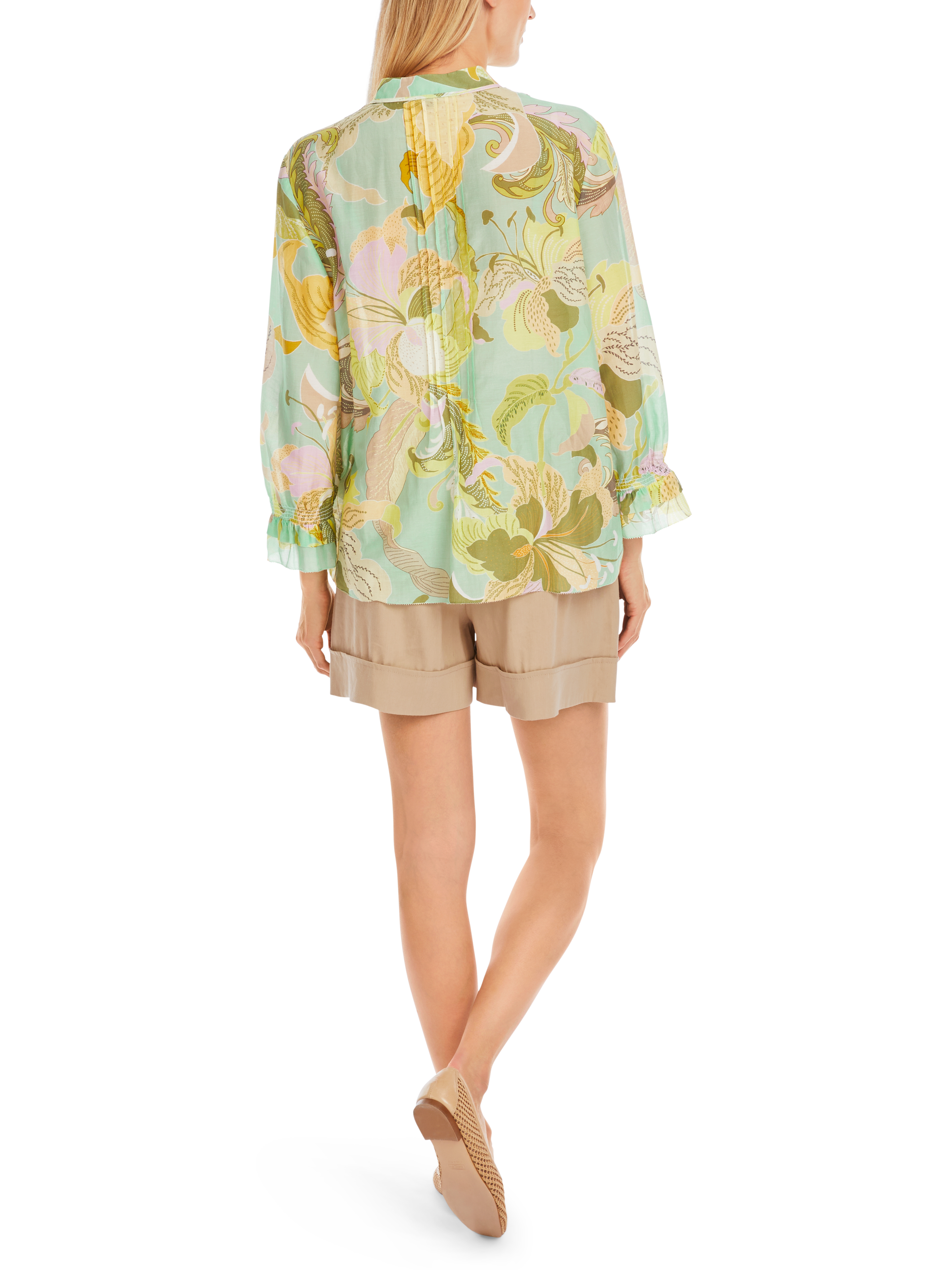MARC CAIN  YC 51.45 W84 Duftige Bluse im Tunika-Stil Gelb