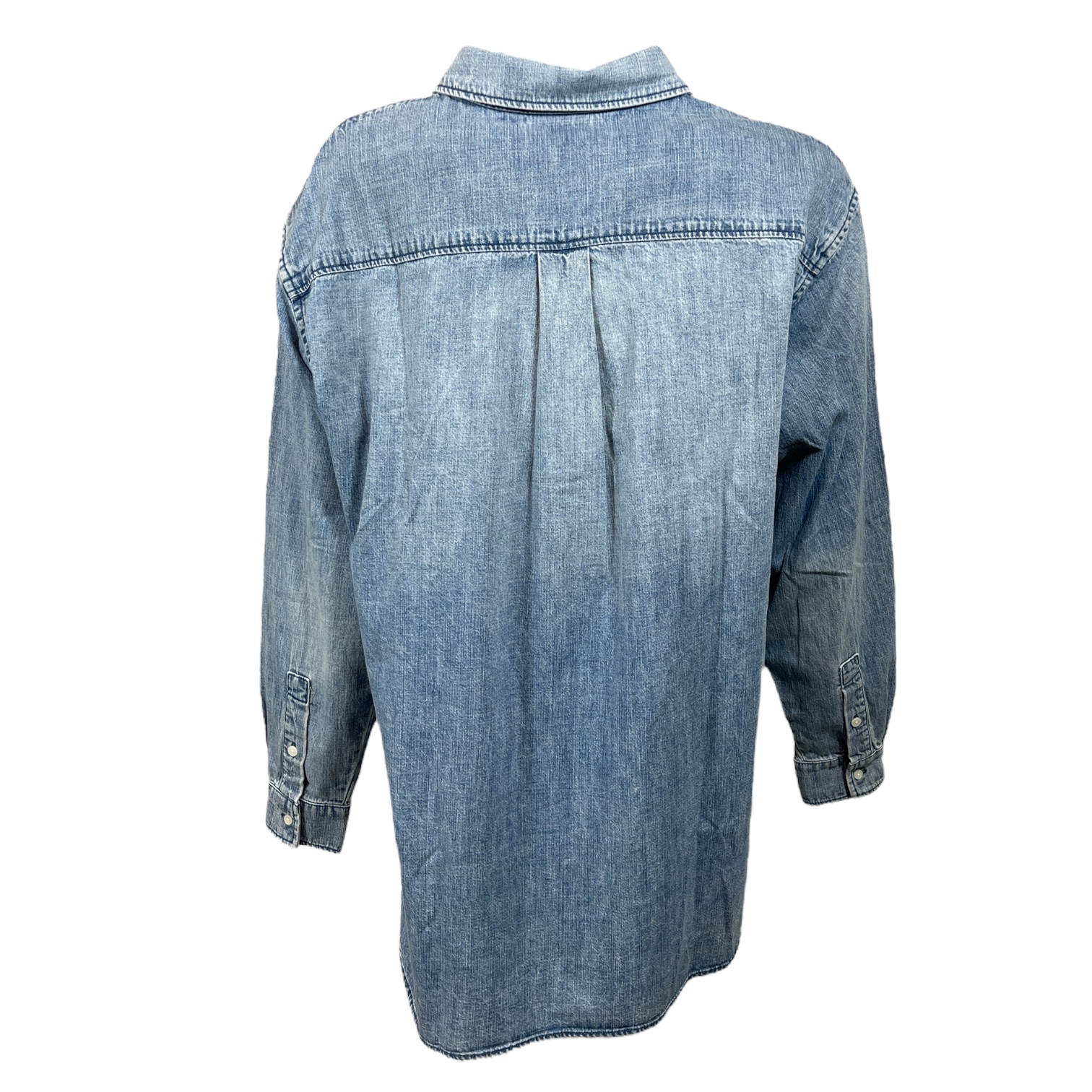 DENHAM 02-24-04-40-003 DAHLILA BUTTON SHIRT CHAMBRAY JEANS BLUSE LIGHT BLUE