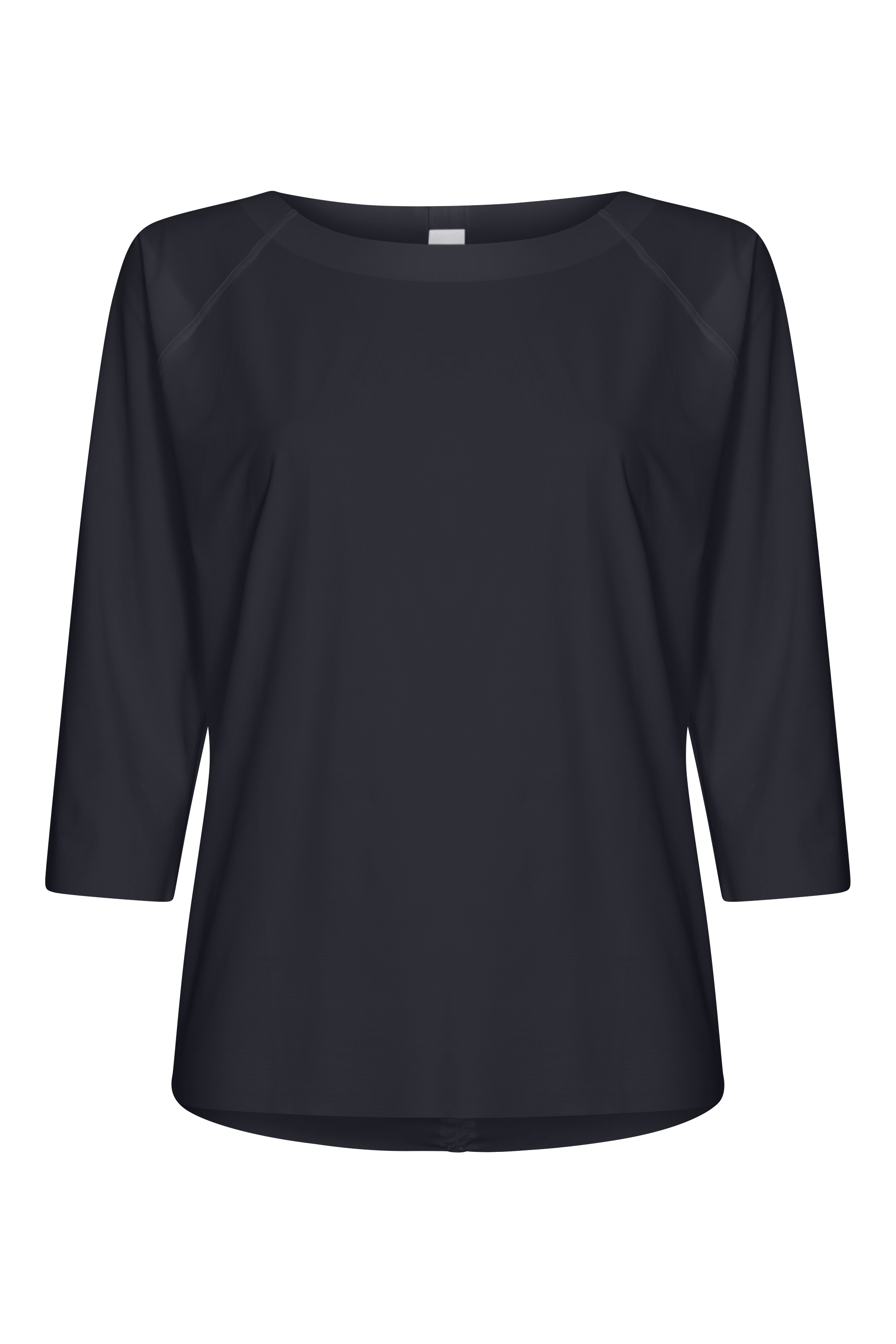 JAPAN TKY NARIKO Damen Bluse T-Shirt mit hohem Stretchkomfort Black-Blue 342