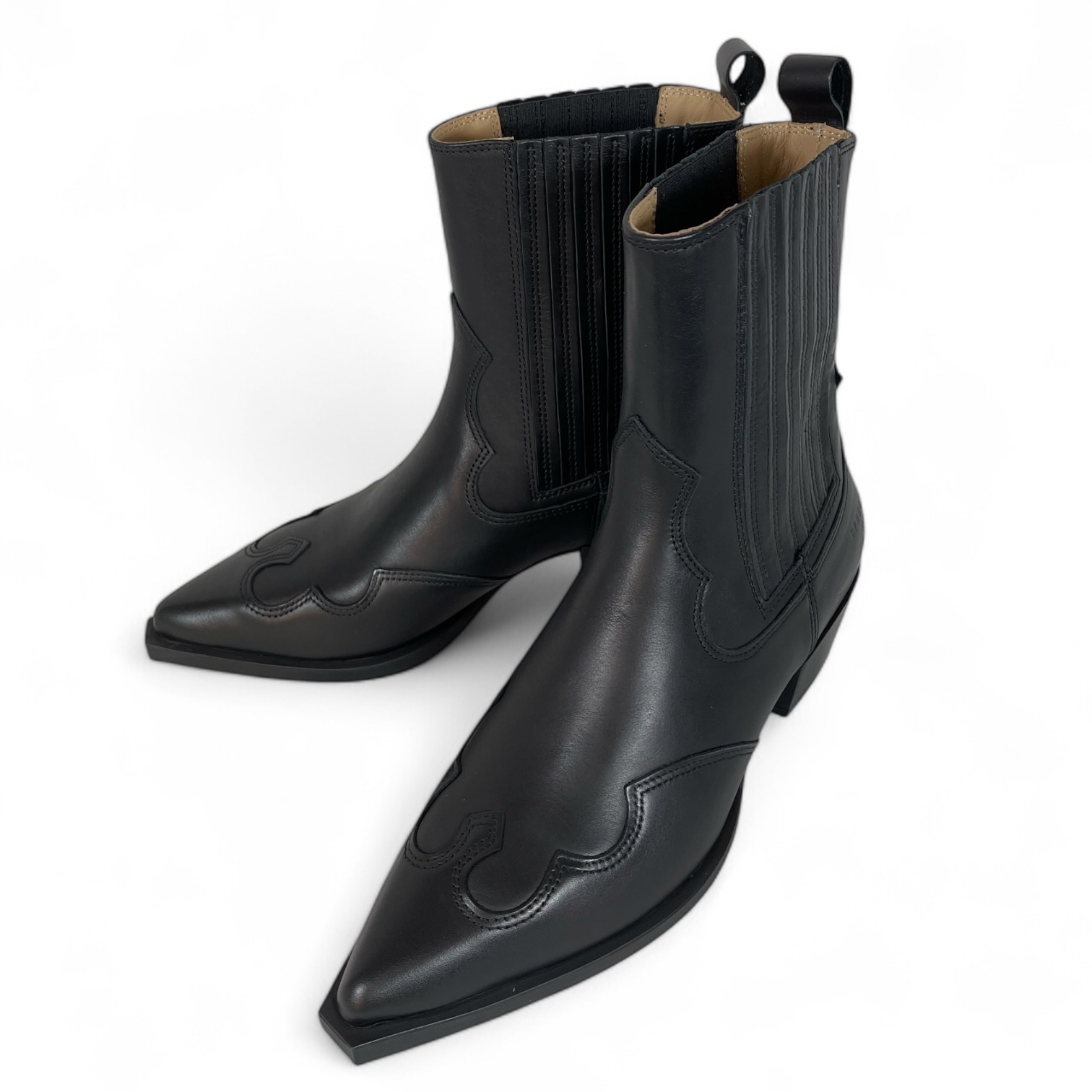 COPENHAGEN - CPH284 Toni Garrn leather Damen Cowboy Boot Black