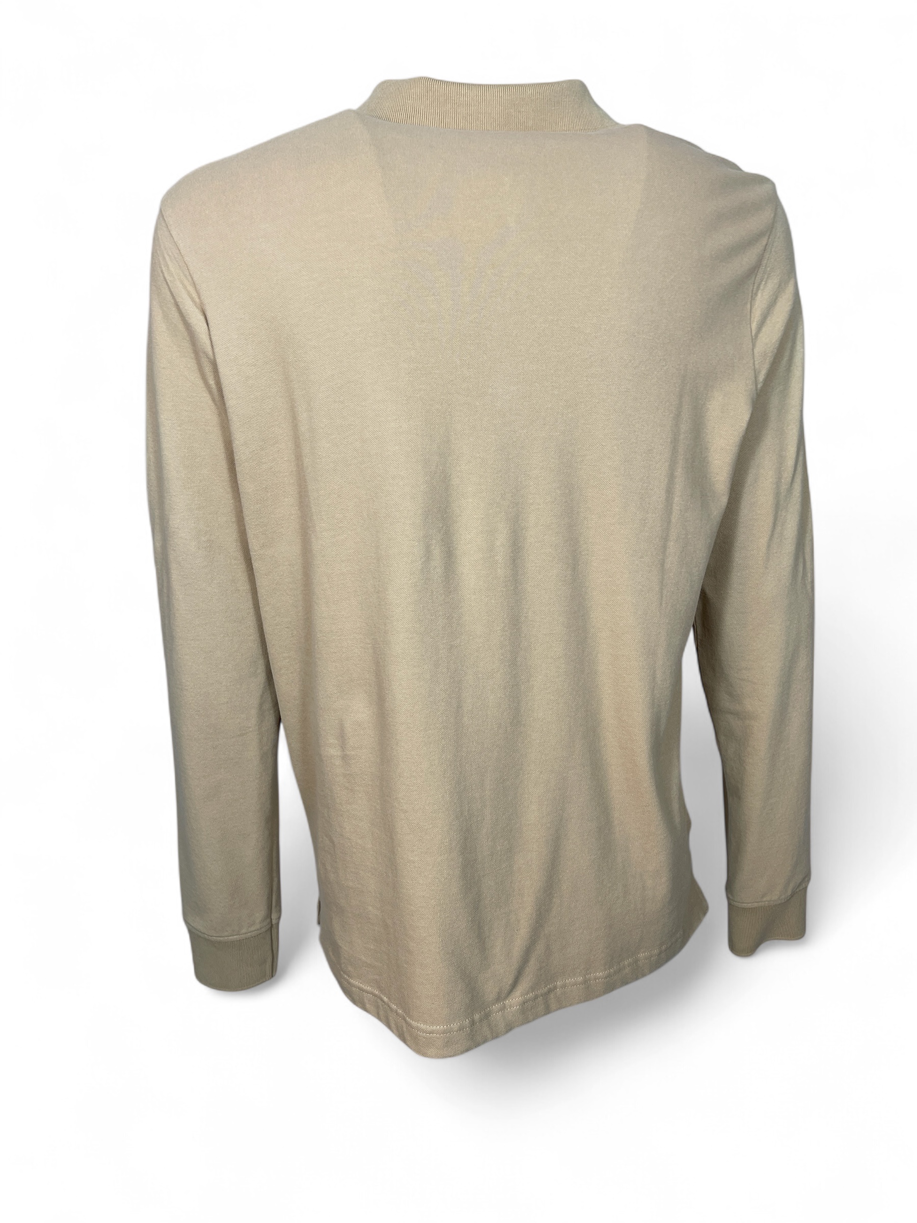 CALVIN  KLEIN K10K110816 STRETCH PIQUE LS LANGARM POLO SHIRT
