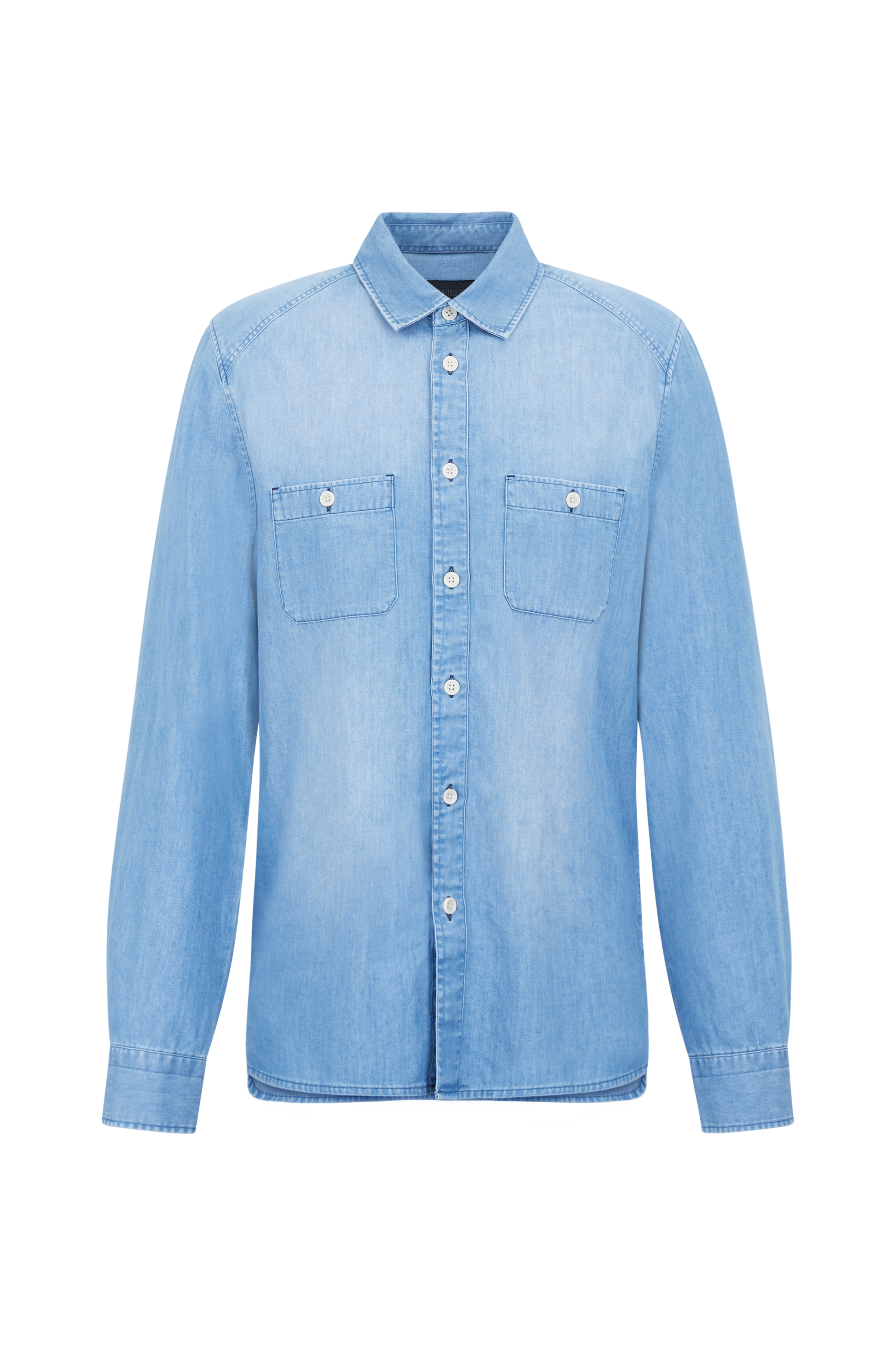 DRYKORN 154075 NOWEN 10 Herren Hemd Jeansblau