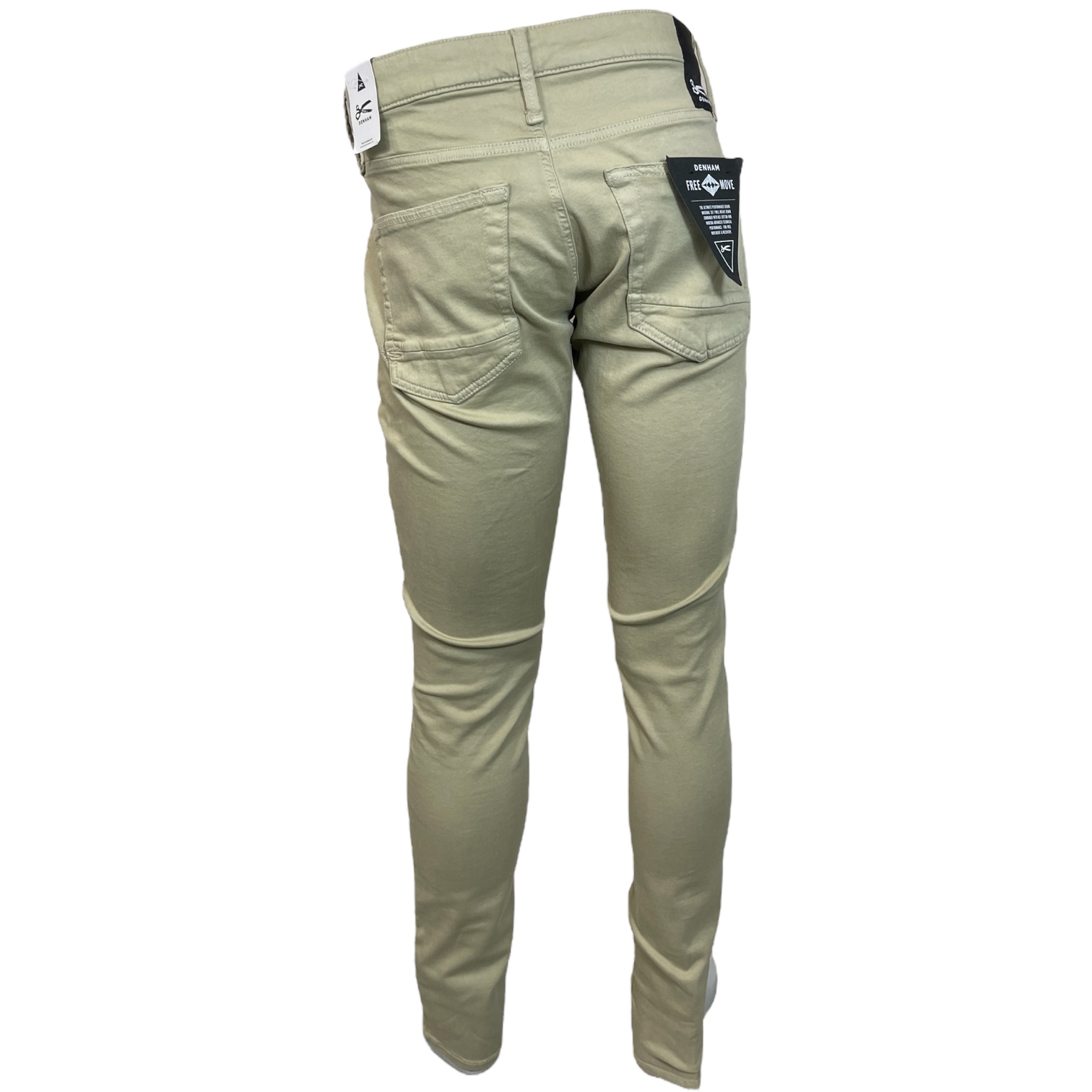 DENHAM YORK BLFMC HERREN CHINO HOSE STRETCH BRITISH KHAKI