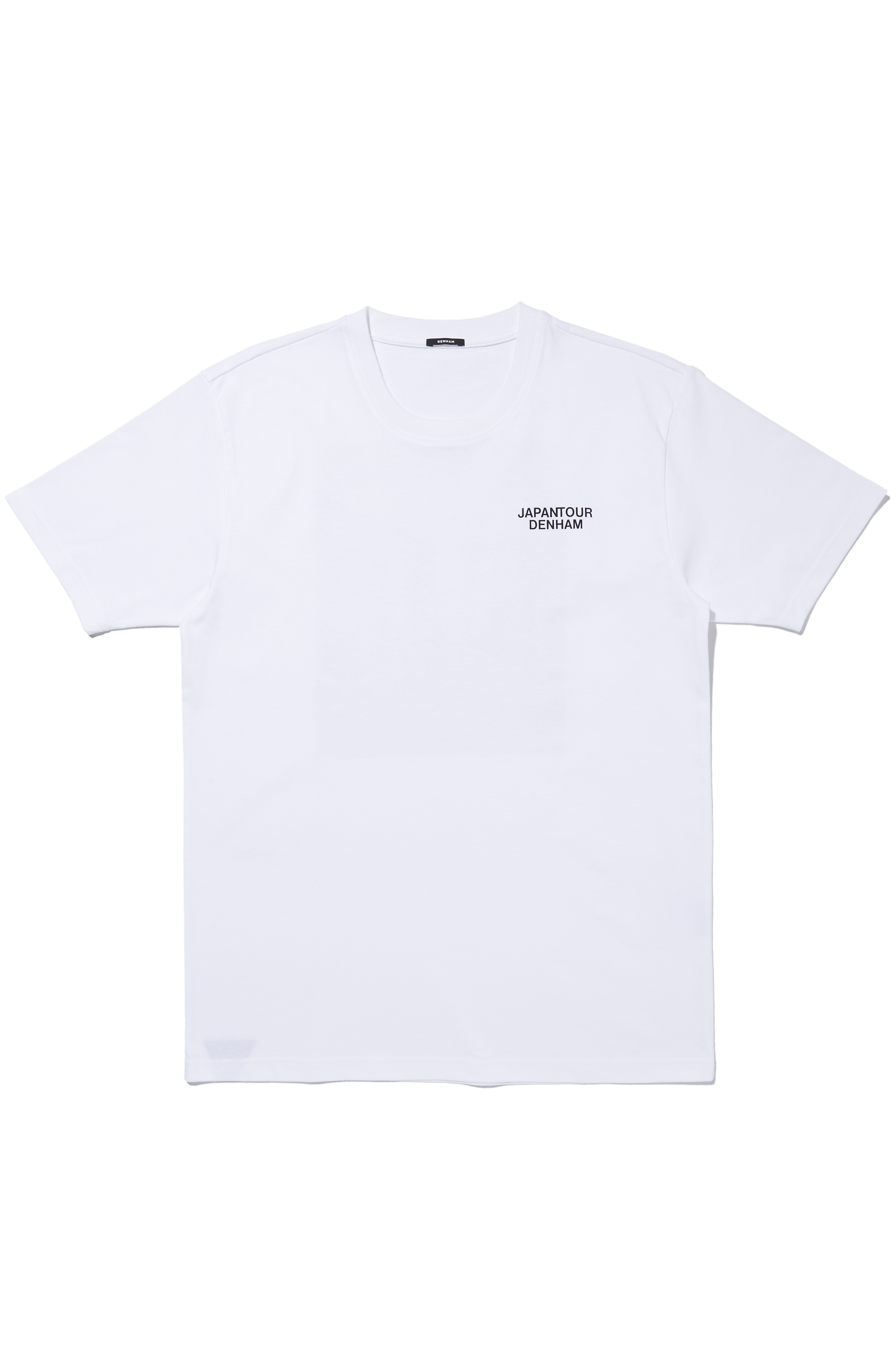 DENHAM 01-22-02-52-200 SHIBA REGULAR TEE HCJ Herren T-Shirt mit Rückenprint WHITE 1