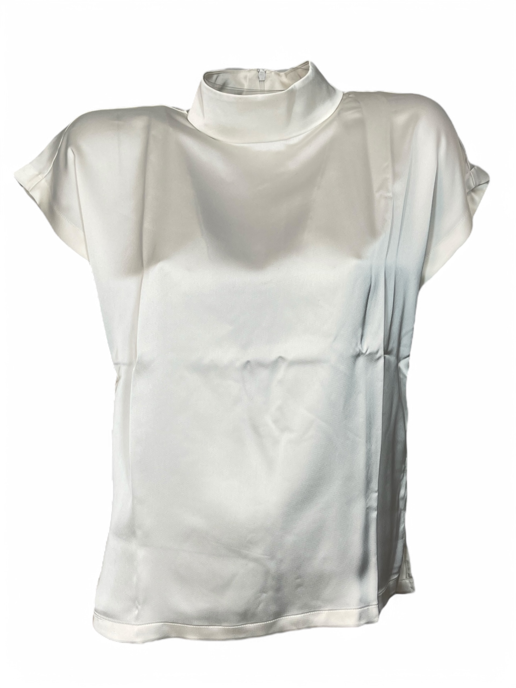 HUGO 50525896 Caneli-1 10263720 01  Damen Top mit Stehkragen Natural 102