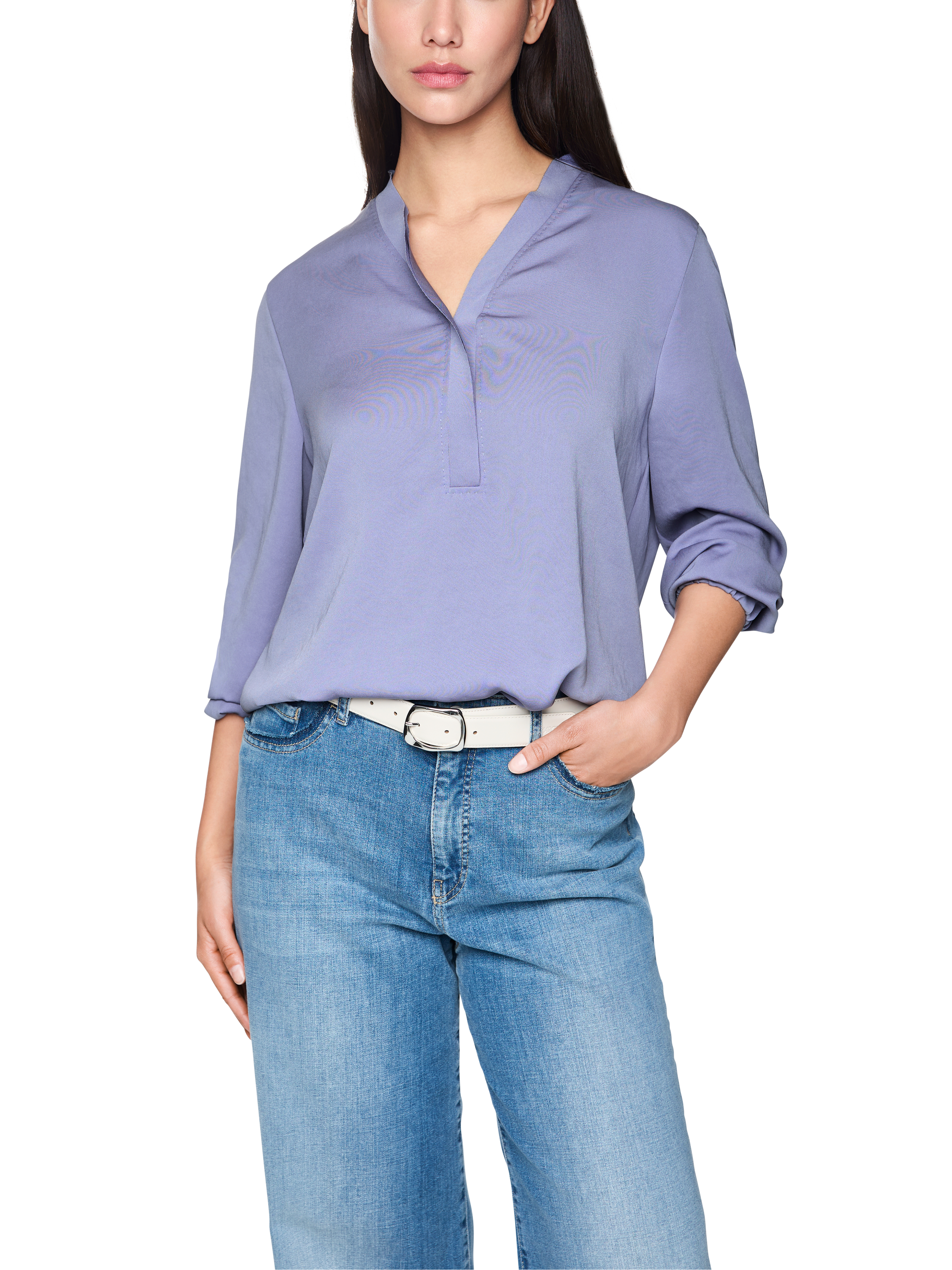 MARC CAIN  ZA 51.03 W39 V-Neck-Bluse Rethink Together